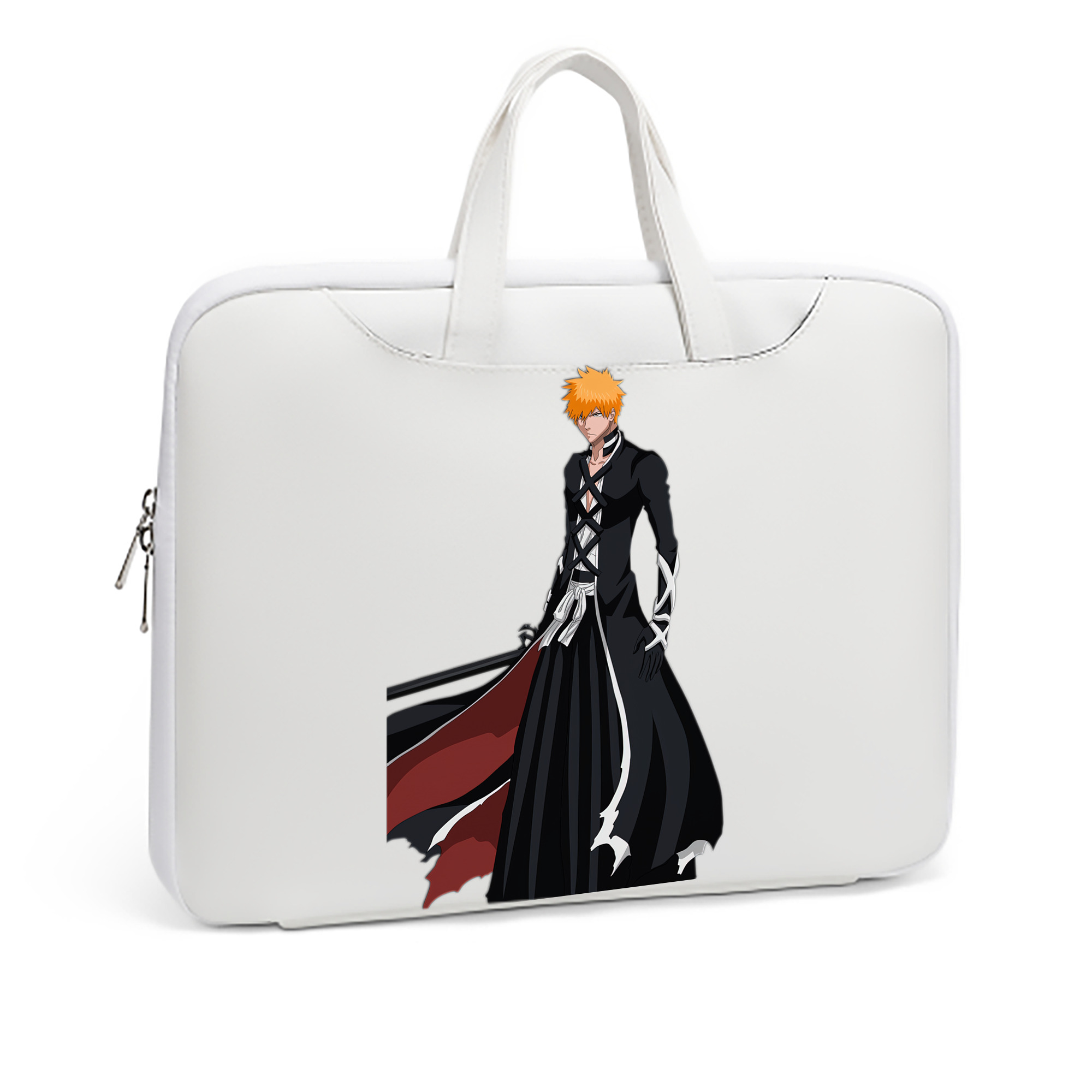（画像用） ブリーチ 黒崎一護（くろさき いちご）BLEACH Kurosaki Ichigo レザーラップトップバッグ　ノートパソコンケース