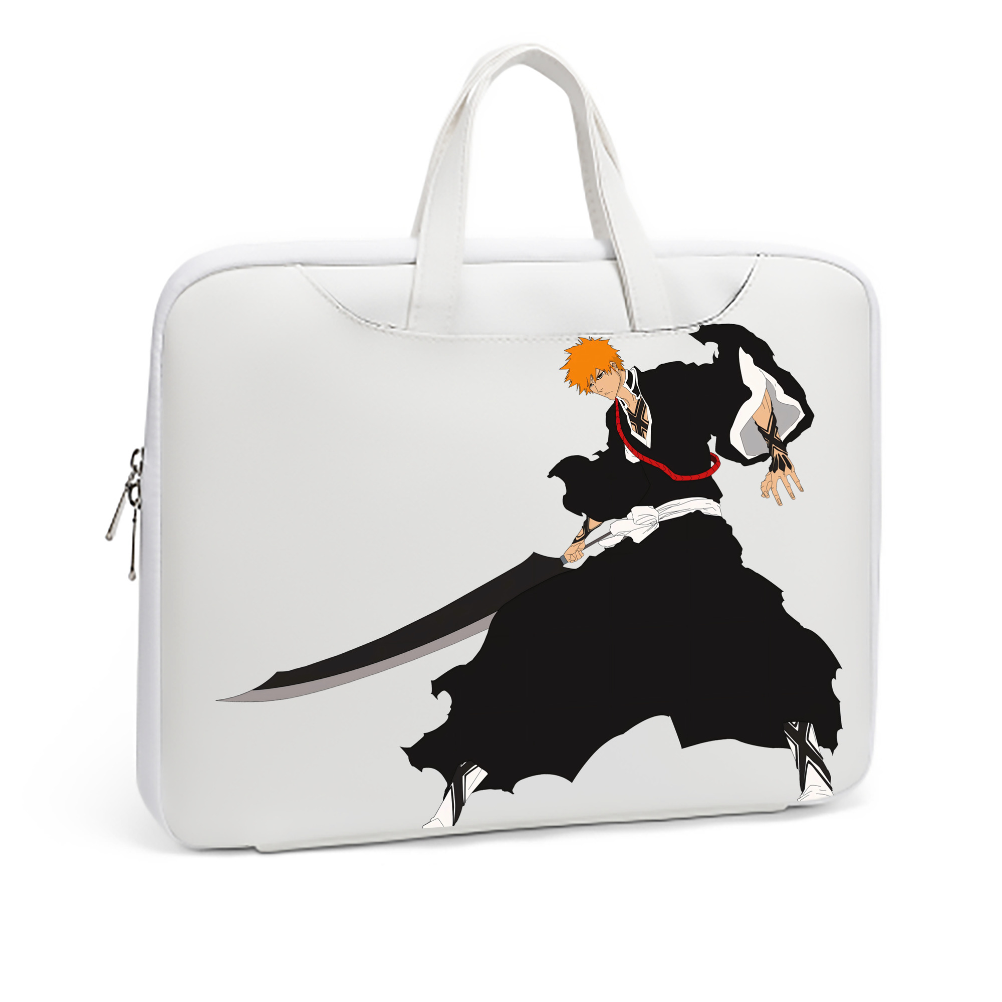 （画像用） ブリーチ 黒崎一護（くろさき いちご）BLEACH Kurosaki Ichigo レザーラップトップバッグ　ノートパソコンケース