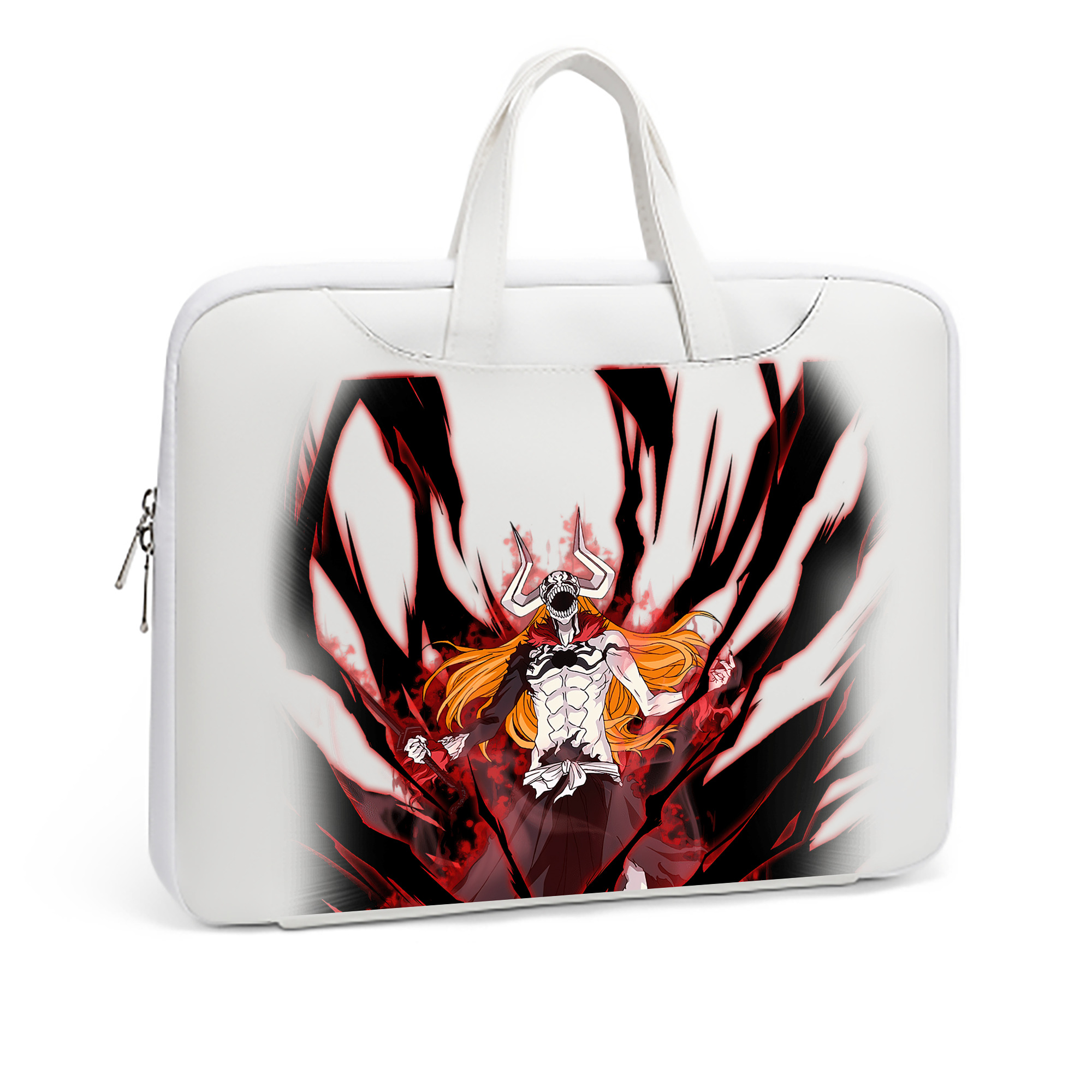 （画像用） ブリーチ 黒崎一護（くろさき いちご）BLEACH Kurosaki Ichigo レザーラップトップバッグ　ノートパソコンケース