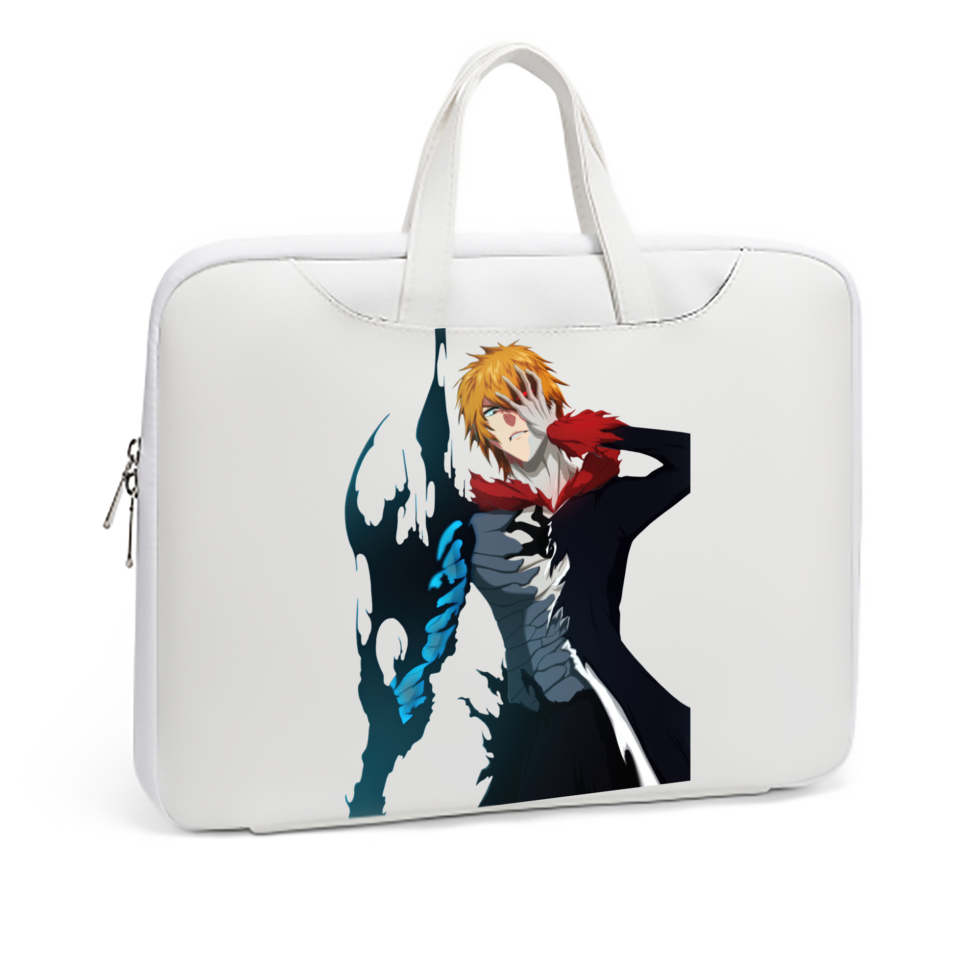 （画像用） ブリーチ 黒崎一護（くろさき いちご）BLEACH Kurosaki Ichigo レザーラップトップバッグ　ノートパソコンケース
