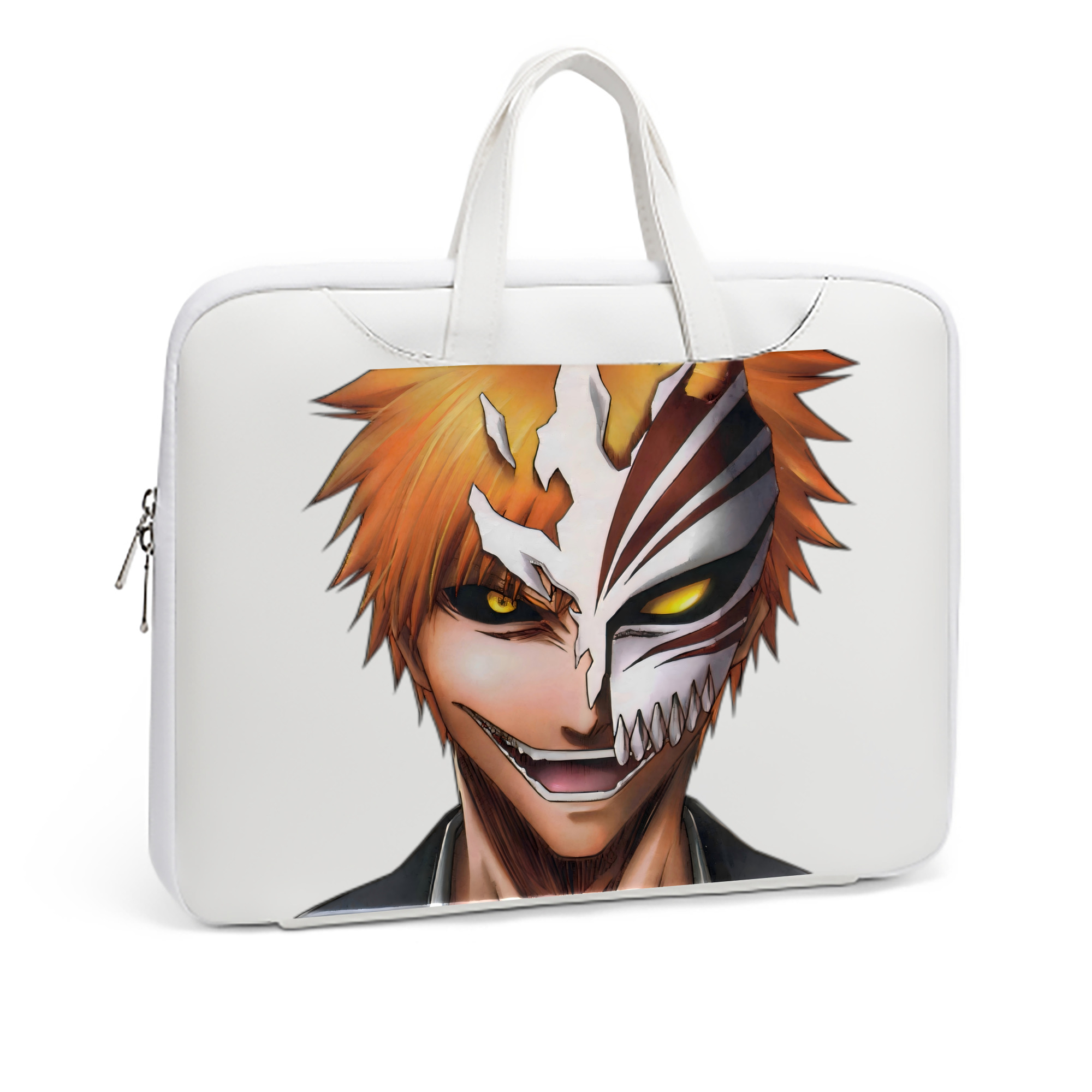 （画像用） ブリーチ 黒崎一護（くろさき いちご）BLEACH Kurosaki Ichigo レザーラップトップバッグ　ノートパソコンケース
