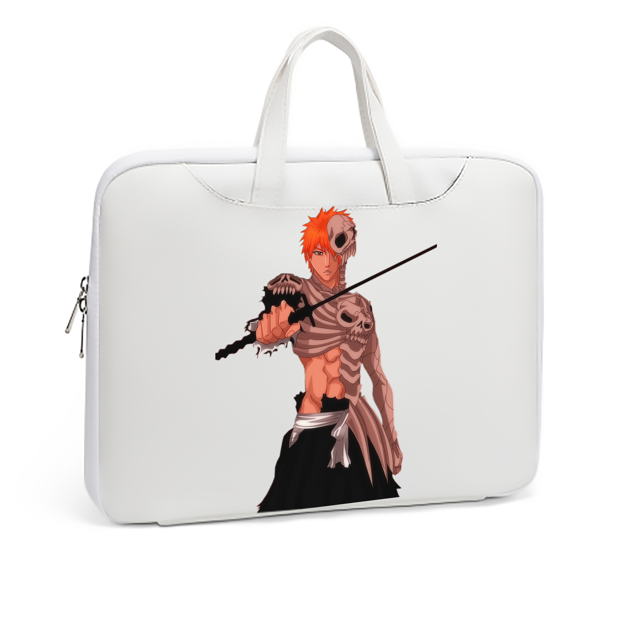（画像用） ブリーチ 黒崎一護（くろさき いちご）BLEACH Kurosaki Ichigo レザーラップトップバッグ　ノートパソコンケース