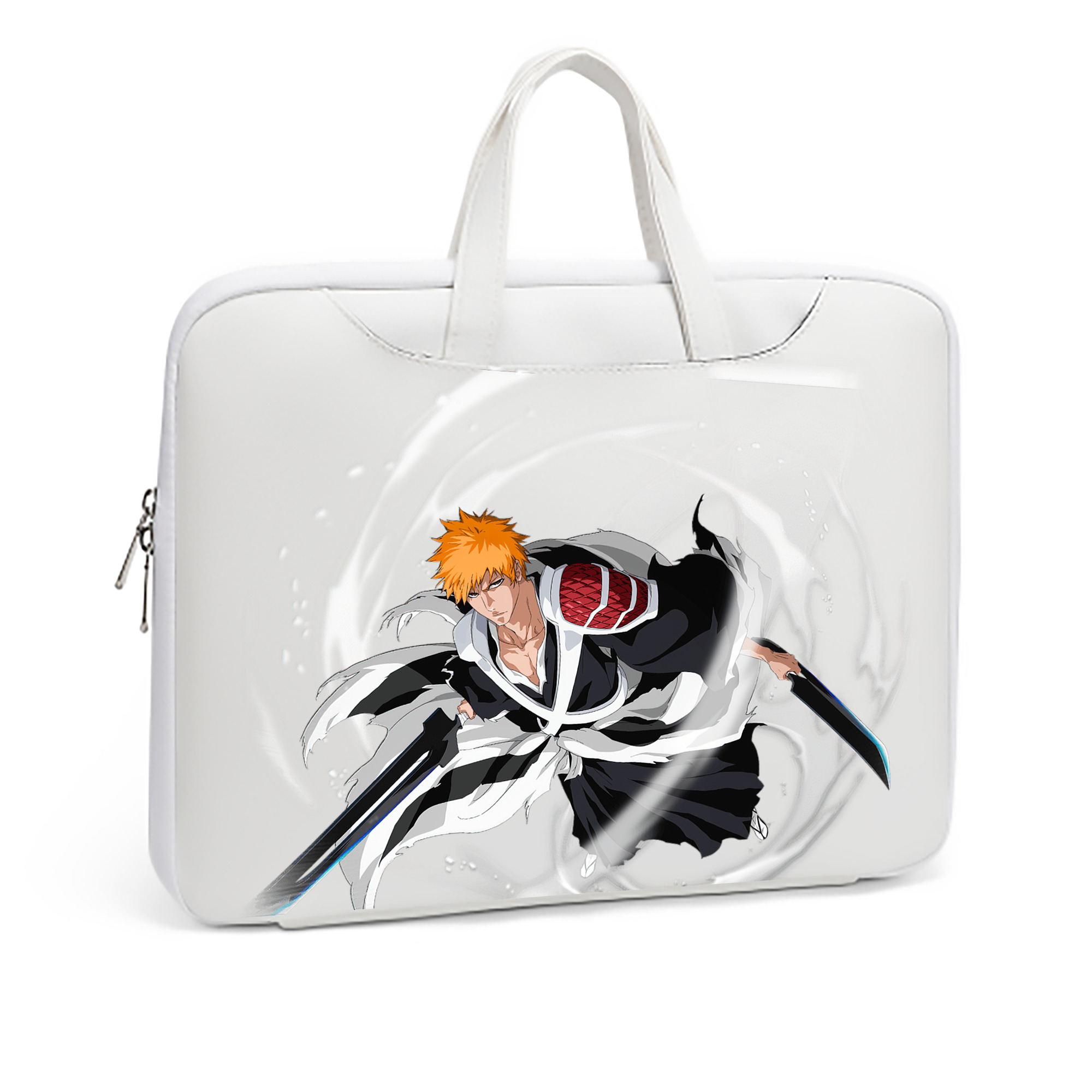 （画像用） ブリーチ 黒崎一護（くろさき いちご）BLEACH Kurosaki Ichigo レザーラップトップバッグ　ノートパソコンケース