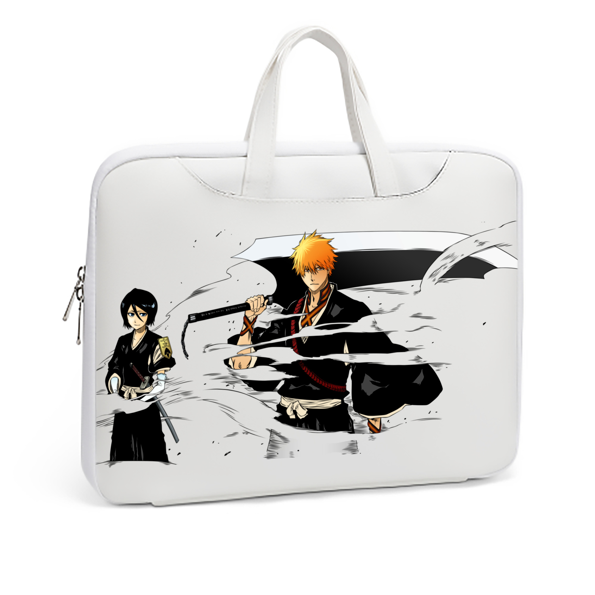 （画像用） ブリーチ 黒崎一護（くろさき いちご）BLEACH Kurosaki Ichigo レザーラップトップバッグ　ノートパソコンケース