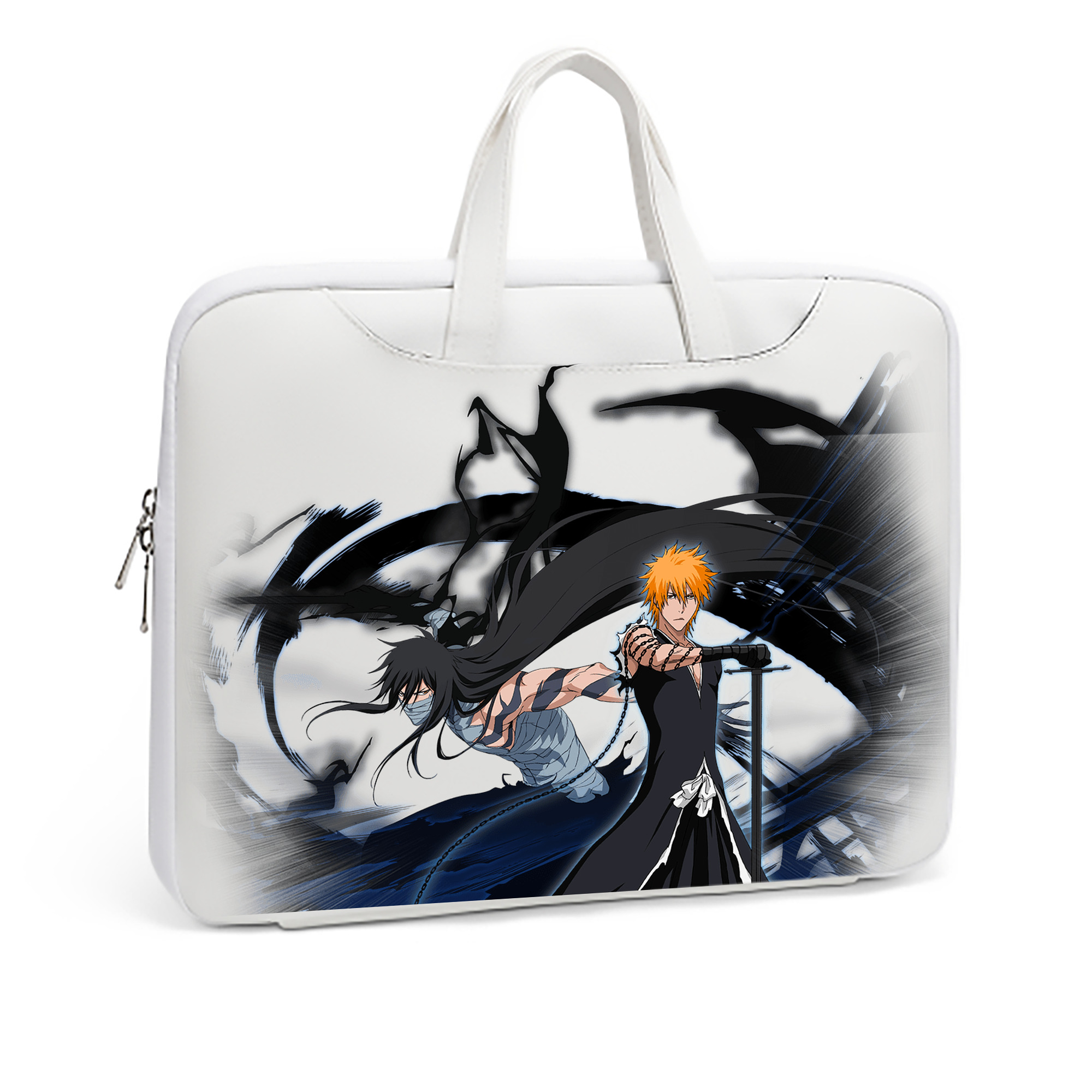 （画像用） ブリーチ 黒崎一護（くろさき いちご）BLEACH Kurosaki Ichigo レザーラップトップバッグ　ノートパソコンケース