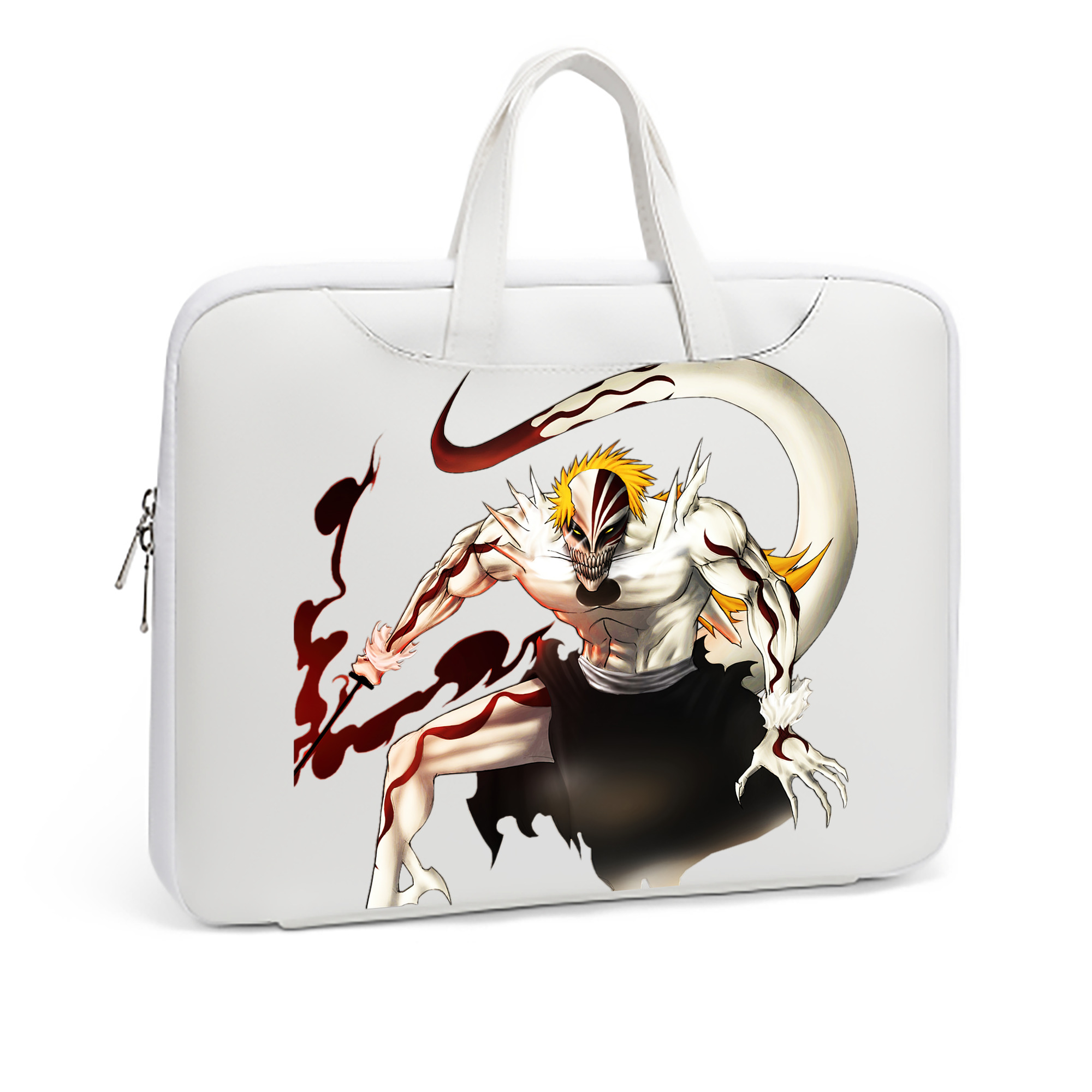 （画像用） ブリーチ 黒崎一護（くろさき いちご）BLEACH Kurosaki Ichigo レザーラップトップバッグ　ノートパソコンケース