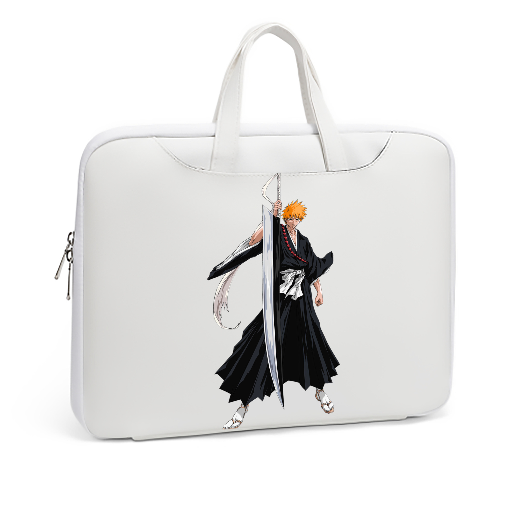 （画像用） ブリーチ 黒崎一護（くろさき いちご）BLEACH Kurosaki Ichigo レザーラップトップバッグ　ノートパソコンケース