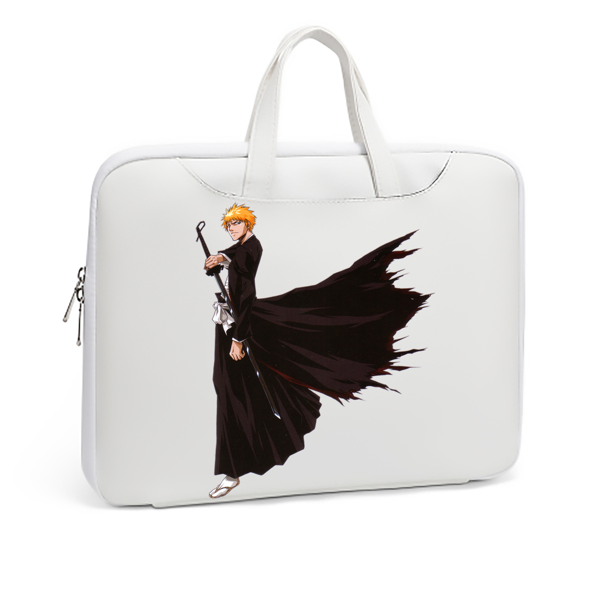 （画像用） ブリーチ 黒崎一護（くろさき いちご）BLEACH Kurosaki Ichigo レザーラップトップバッグ　ノートパソコンケース
