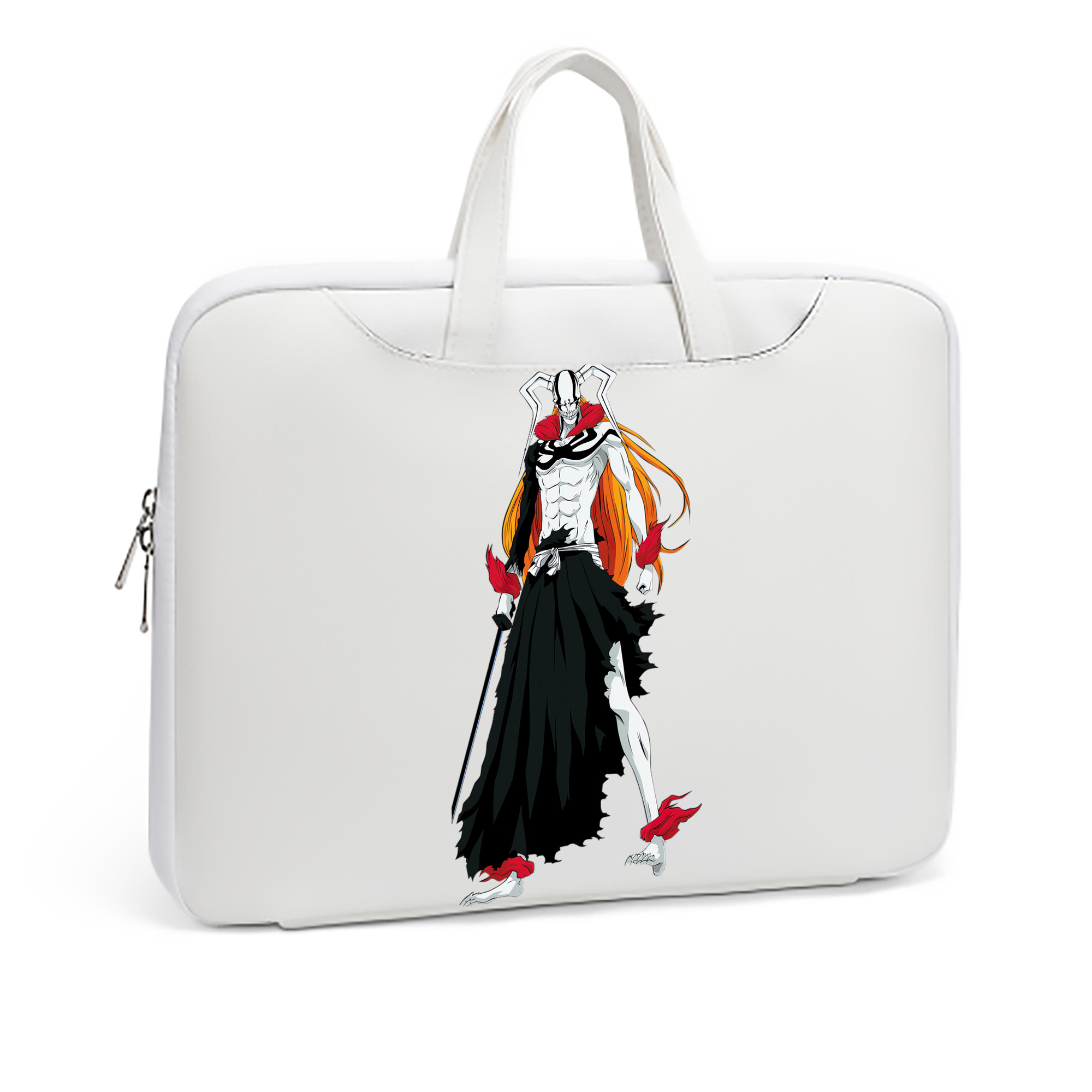（画像用） ブリーチ 黒崎一護（くろさき いちご）BLEACH Kurosaki Ichigo レザーラップトップバッグ　ノートパソコンケース
