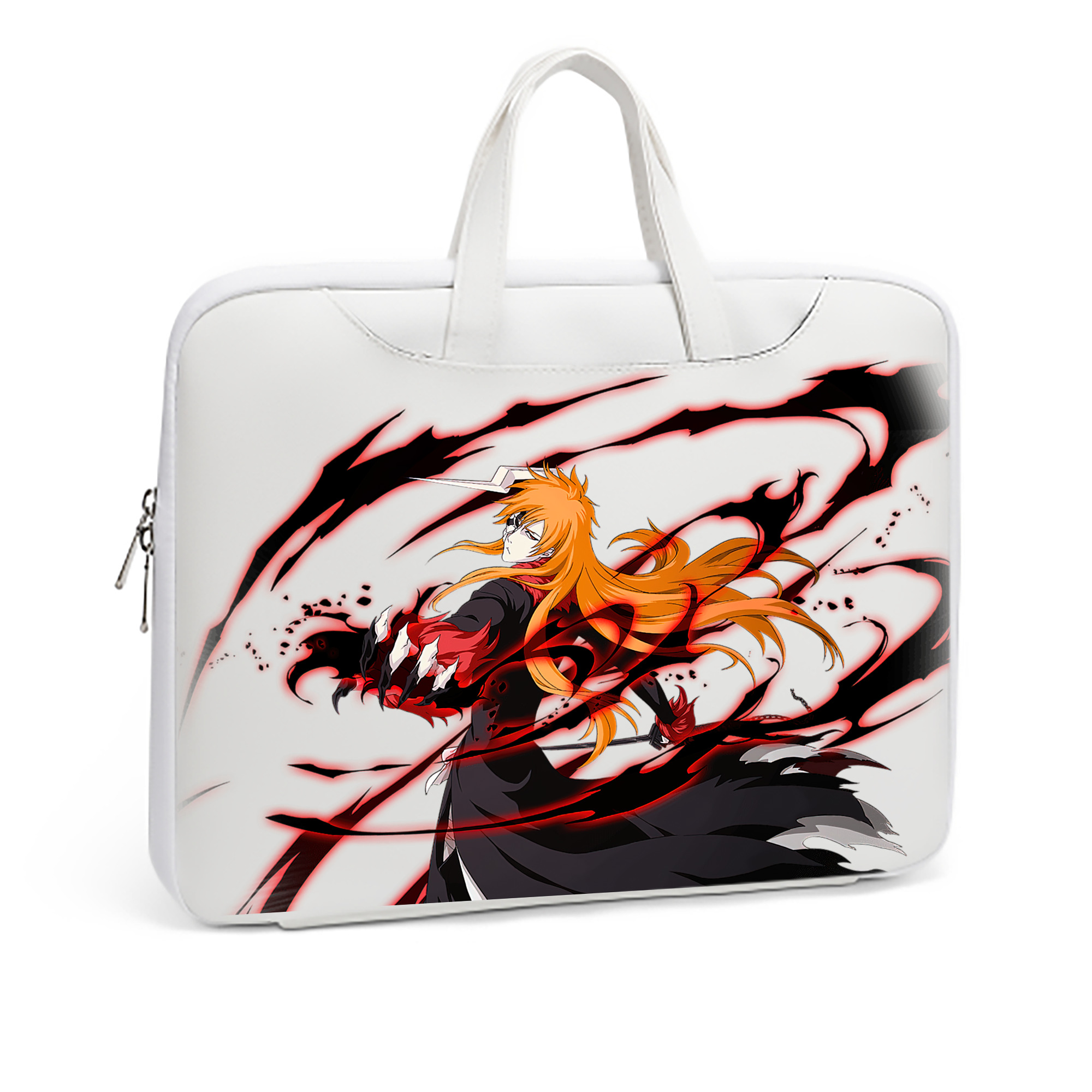（画像用） ブリーチ 黒崎一護（くろさき いちご）BLEACH Kurosaki Ichigo レザーラップトップバッグ　ノートパソコンケース