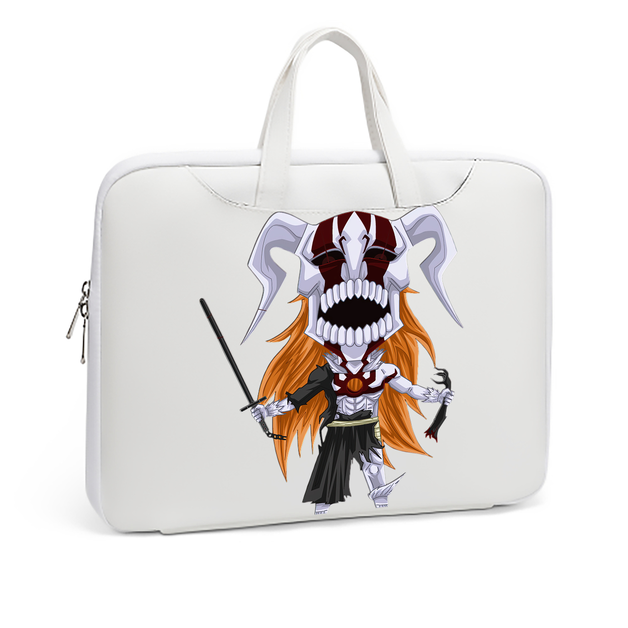（画像用） ブリーチ 黒崎一護（くろさき いちご）BLEACH Kurosaki Ichigo レザーラップトップバッグ　ノートパソコンケース