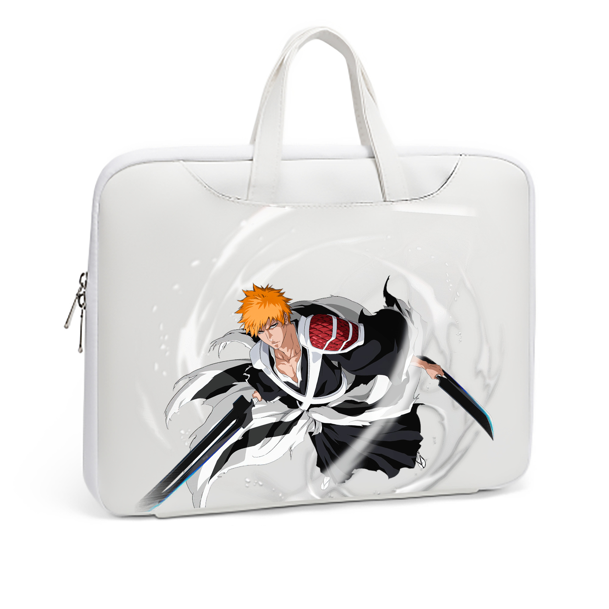 （画像用） ブリーチ 黒崎一護（くろさき いちご）BLEACH Kurosaki Ichigo レザーラップトップバッグ　ノートパソコンケース