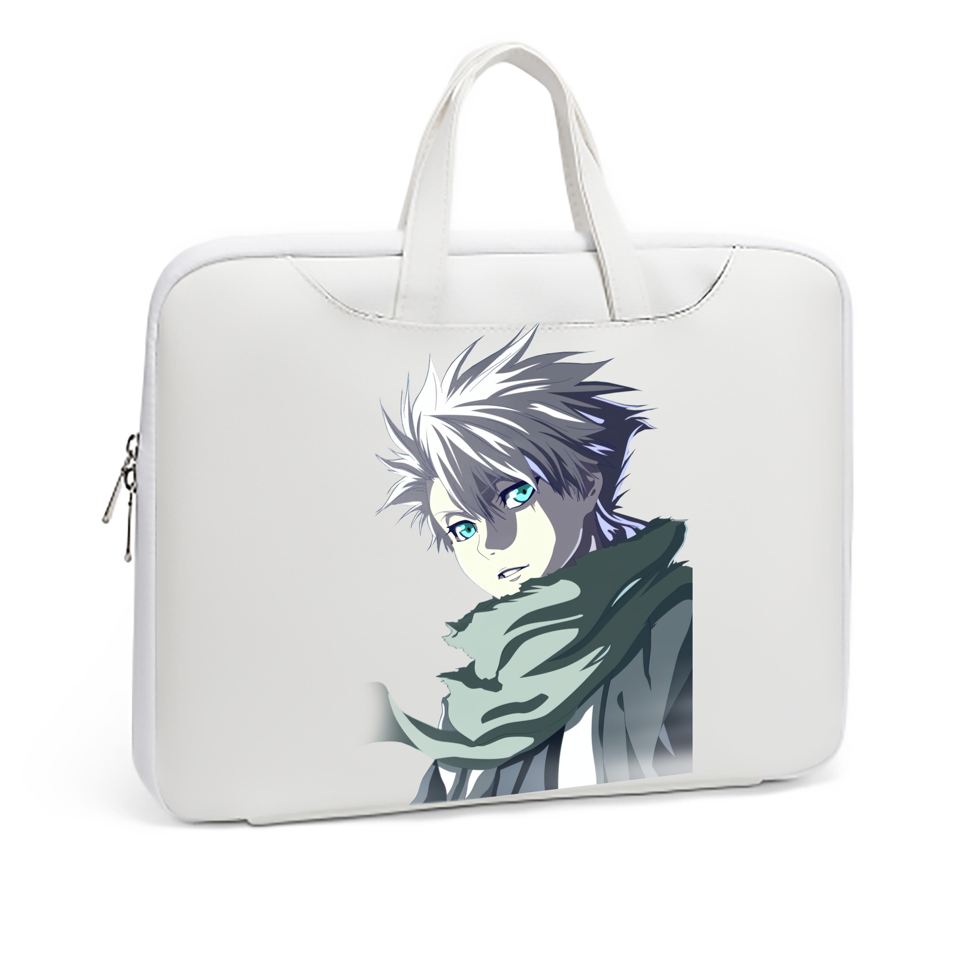 （画像用） ブリーチ 日番谷冬獅郎（ひつがや とうしろう） BLEACH Hitsugaya Toushirou レザーラップトップバッグ　ノートパソコンケース