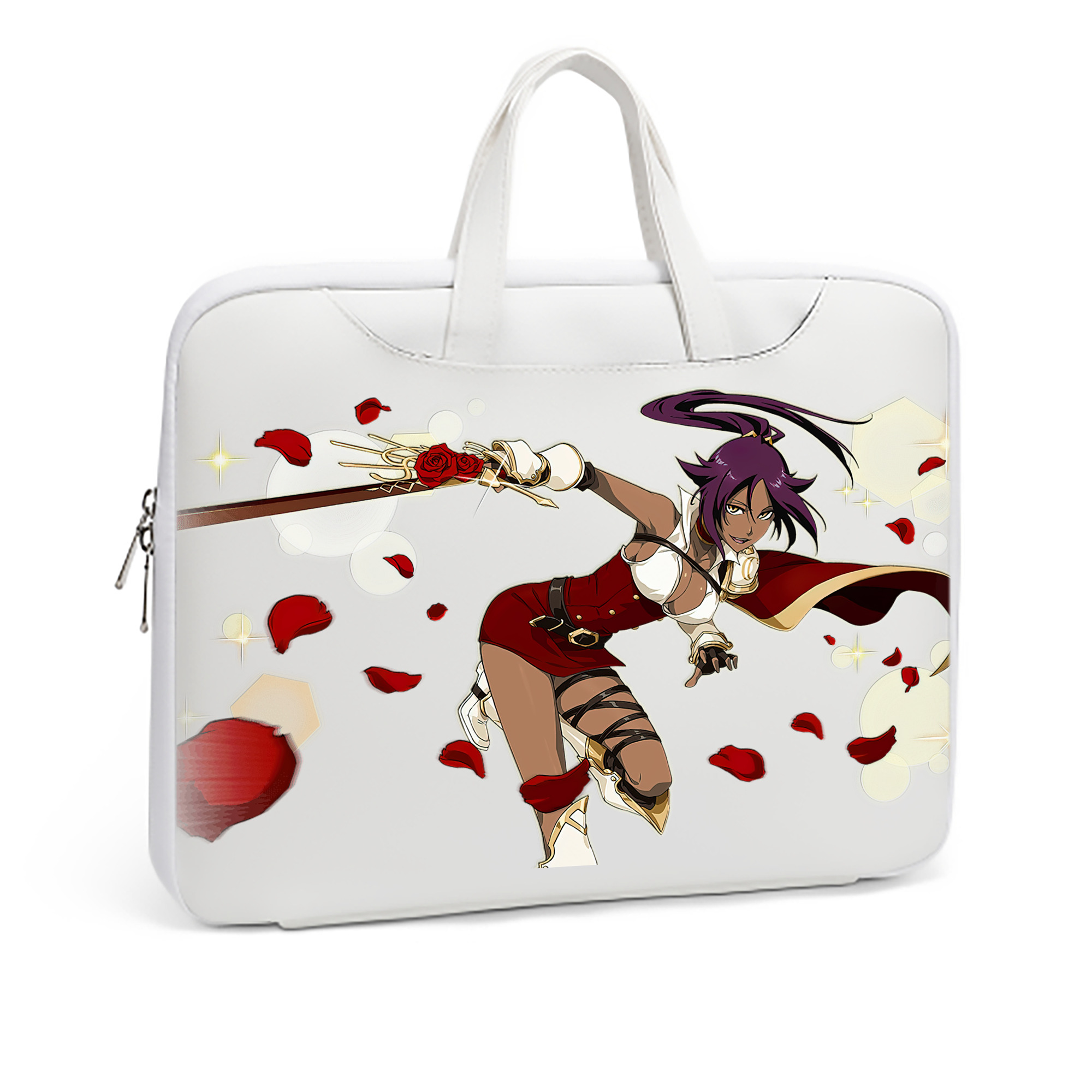 （画像用） ブリーチ 四楓院 夜一（しほういん よるいち） BLEACH Shihouin Yoruichi レザーラップトップバッグ　ノートパソコンケース