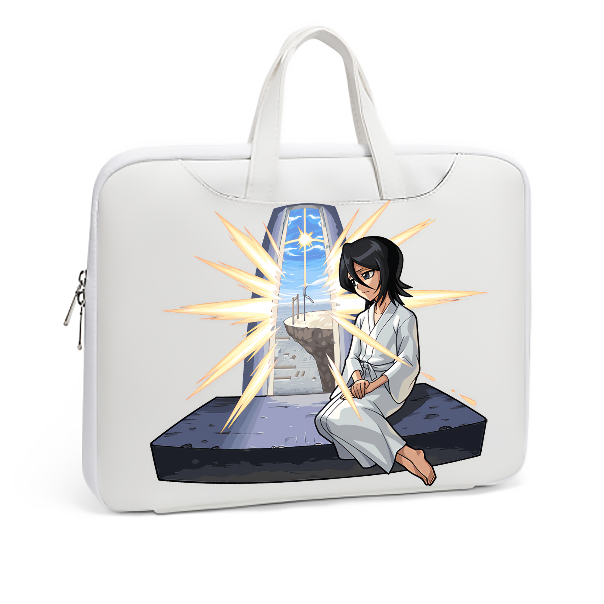 （画像用） ブリーチ 朽木ルキア BLEACH Kuchiki Rukia レザーラップトップバッグ　ノートパソコンケース