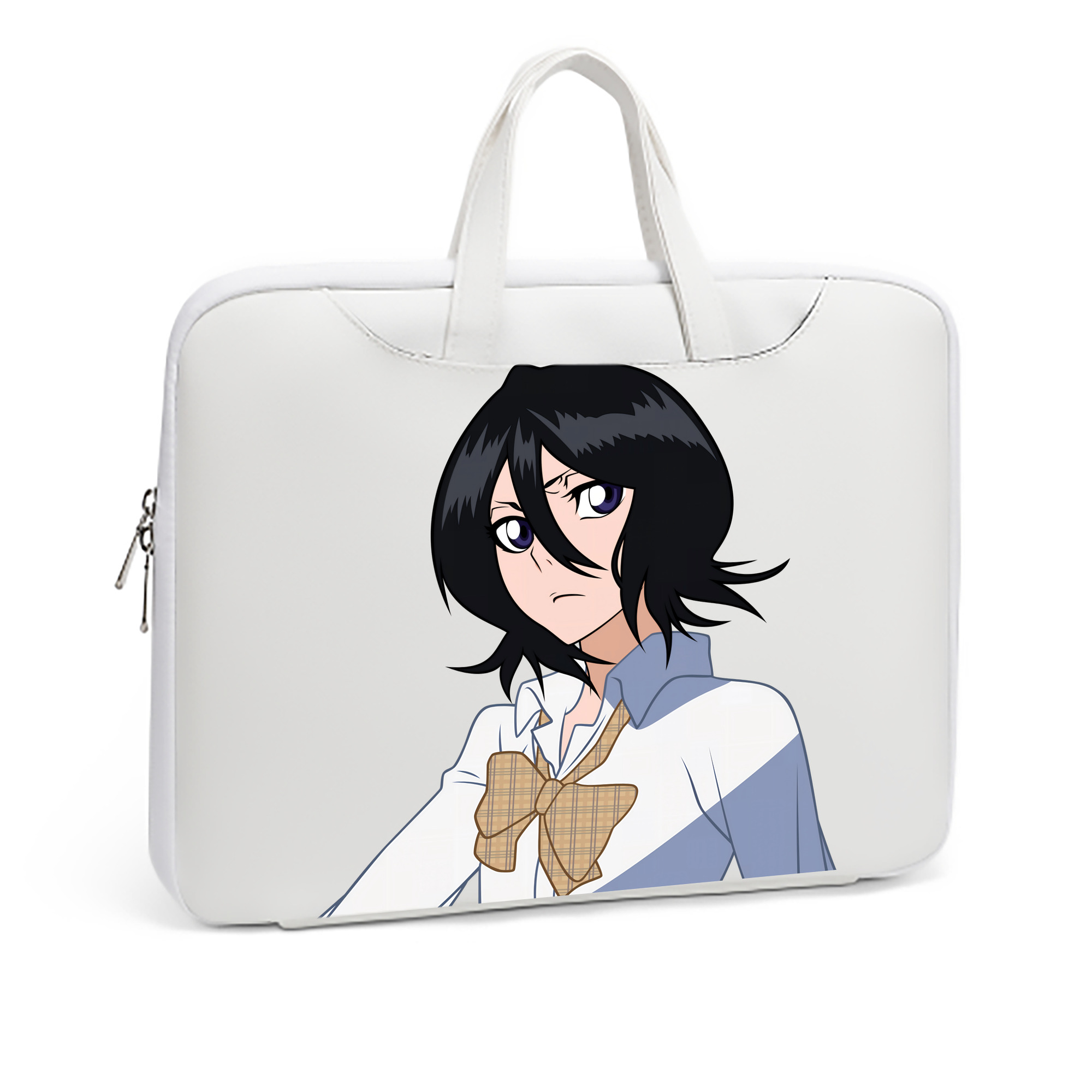 （画像用） ブリーチ 朽木ルキア BLEACH Kuchiki Rukia レザーラップトップバッグ　ノートパソコンケース