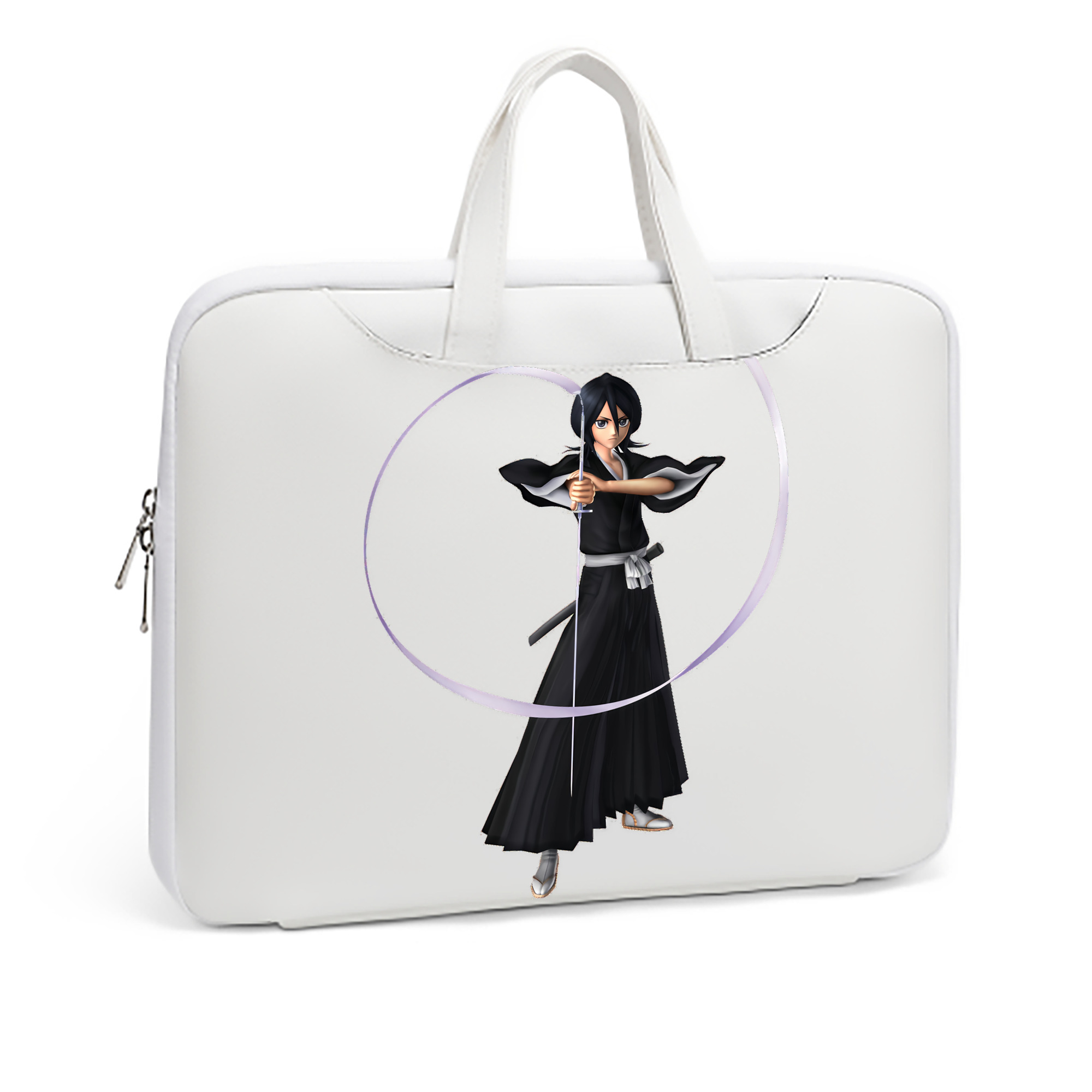 （画像用） ブリーチ 朽木ルキア BLEACH Kuchiki Rukia レザーラップトップバッグ　ノートパソコンケース