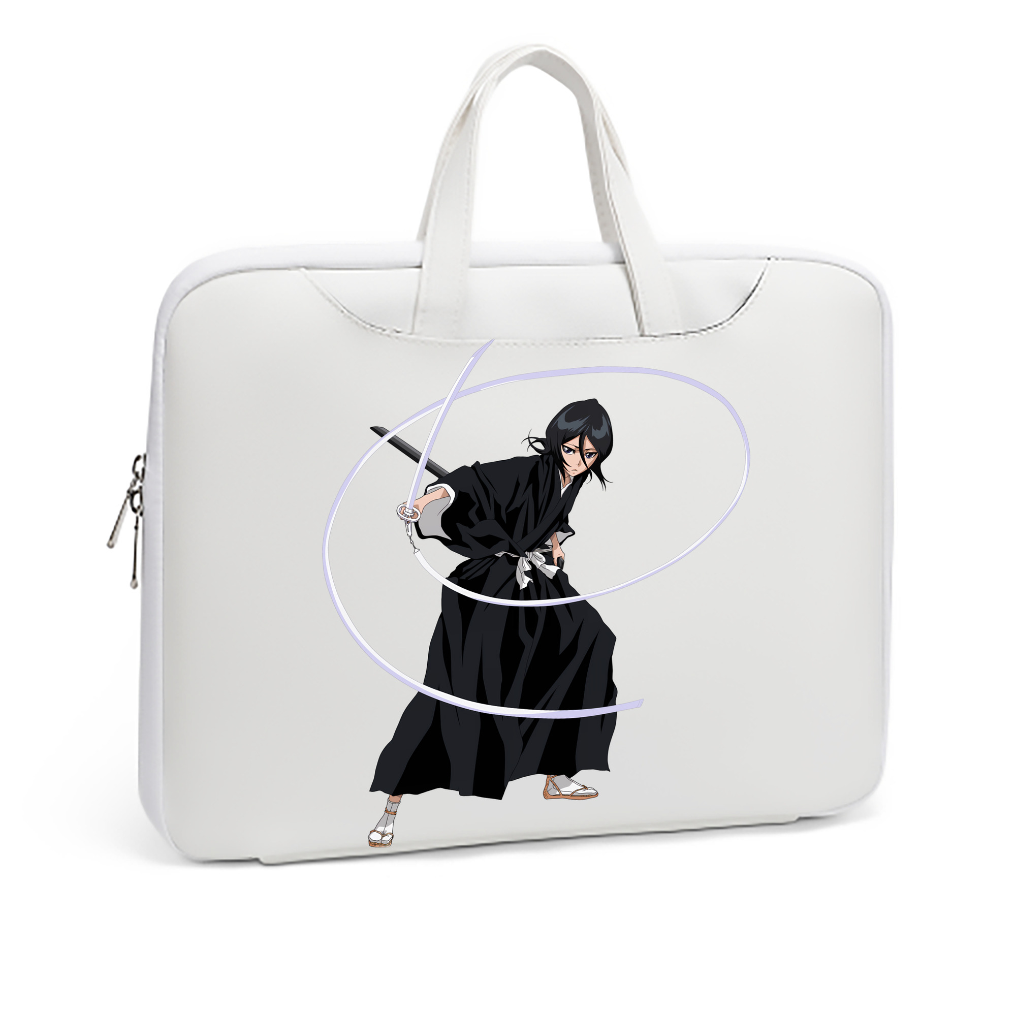 （画像用） ブリーチ 朽木ルキア BLEACH Kuchiki Rukia レザーラップトップバッグ　ノートパソコンケース