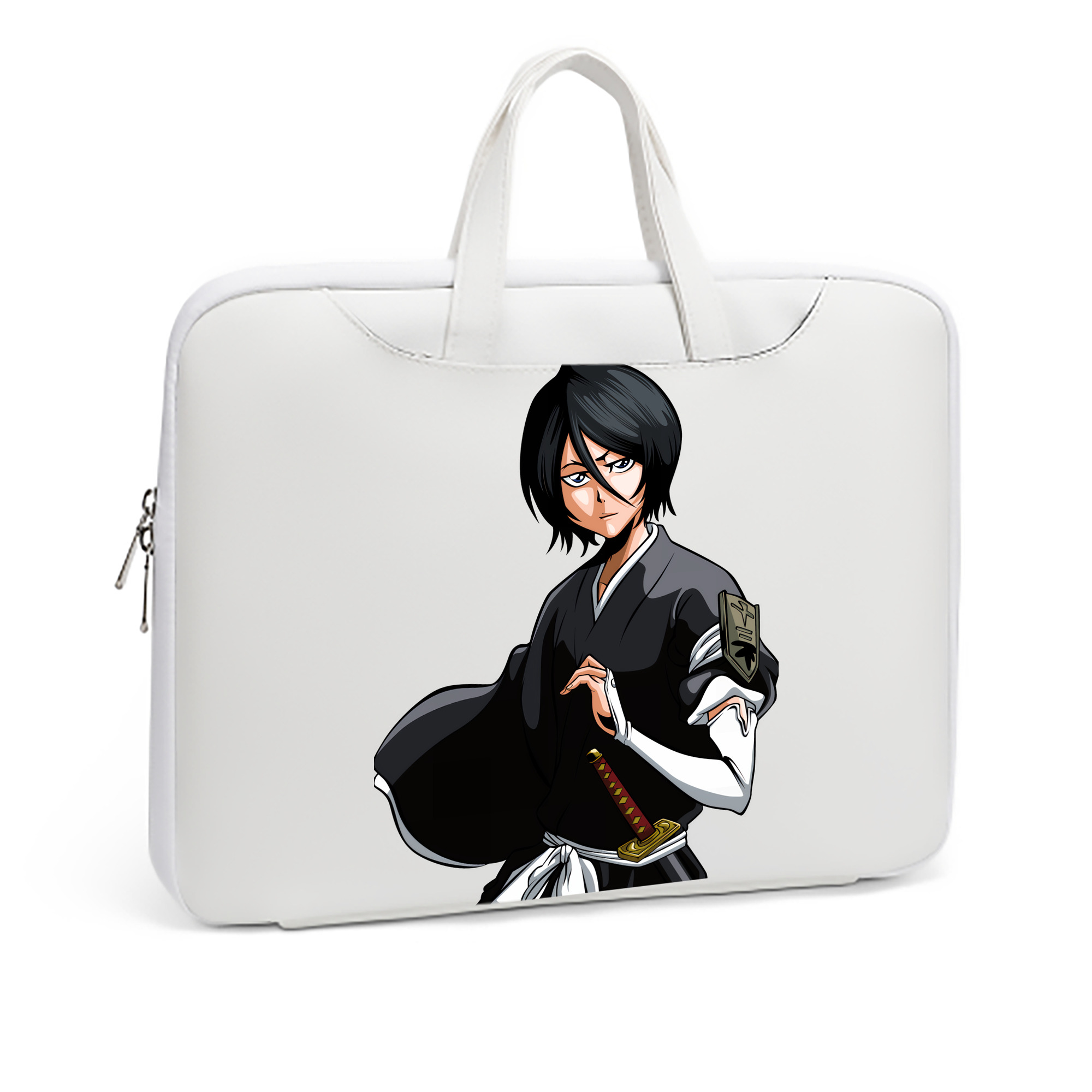 （画像用） ブリーチ 朽木ルキア BLEACH Kuchiki Rukia レザーラップトップバッグ　ノートパソコンケース