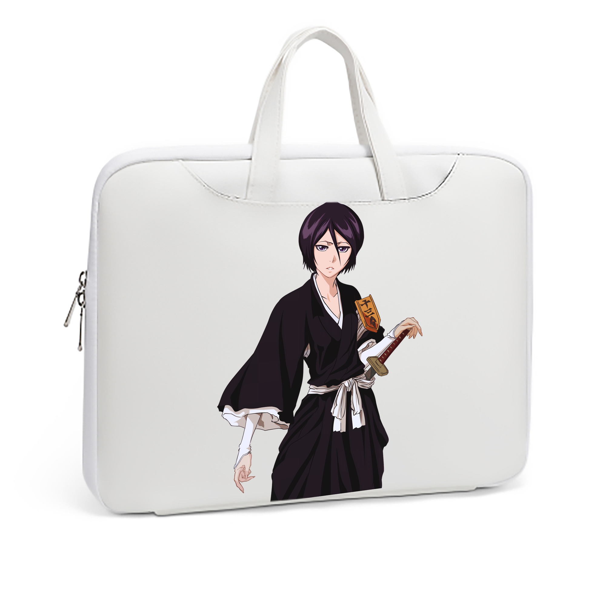 （画像用） ブリーチ 朽木ルキア BLEACH Kuchiki Rukia レザーラップトップバッグ　ノートパソコンケース