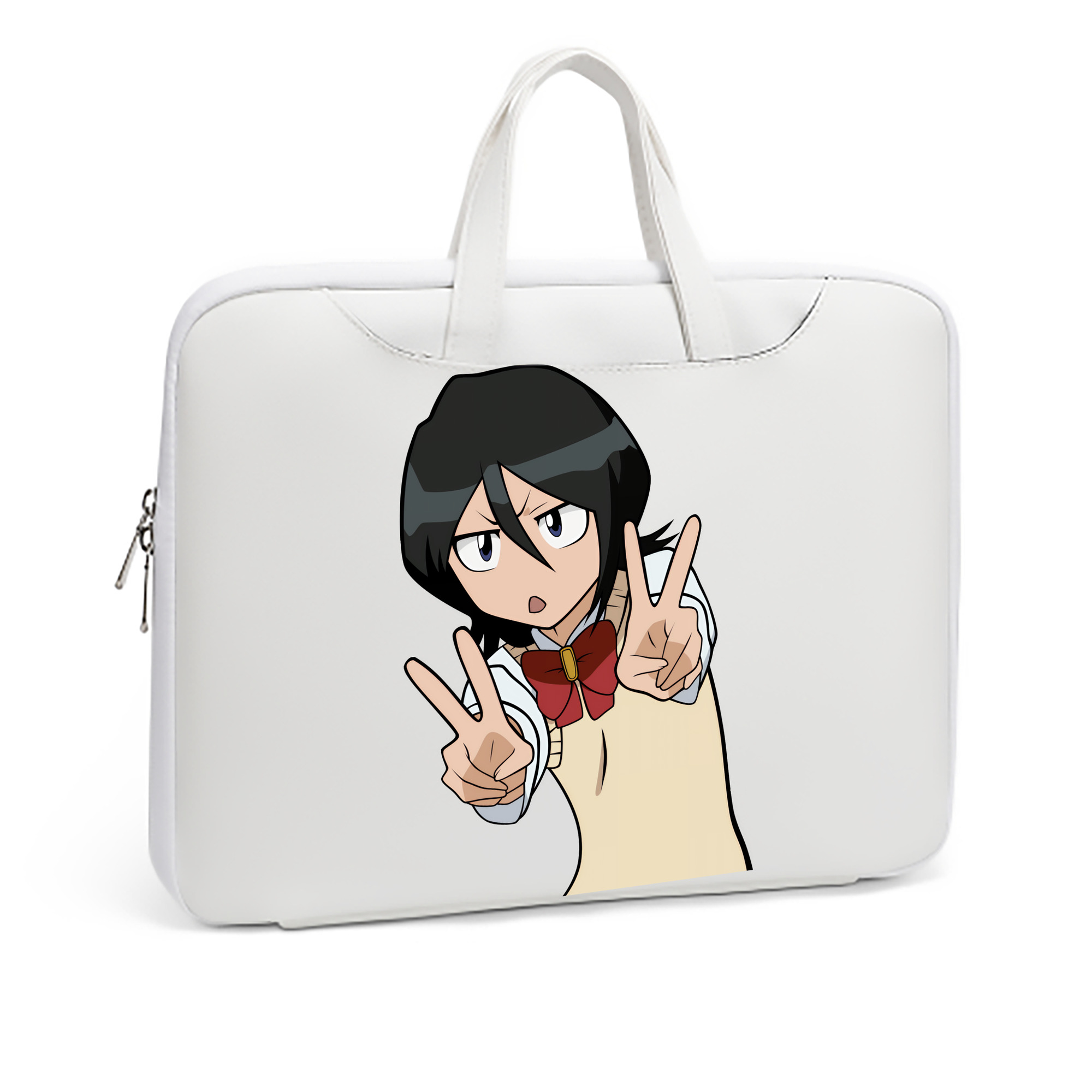 （画像用） ブリーチ 朽木ルキア BLEACH Kuchiki Rukia レザーラップトップバッグ　ノートパソコンケース
