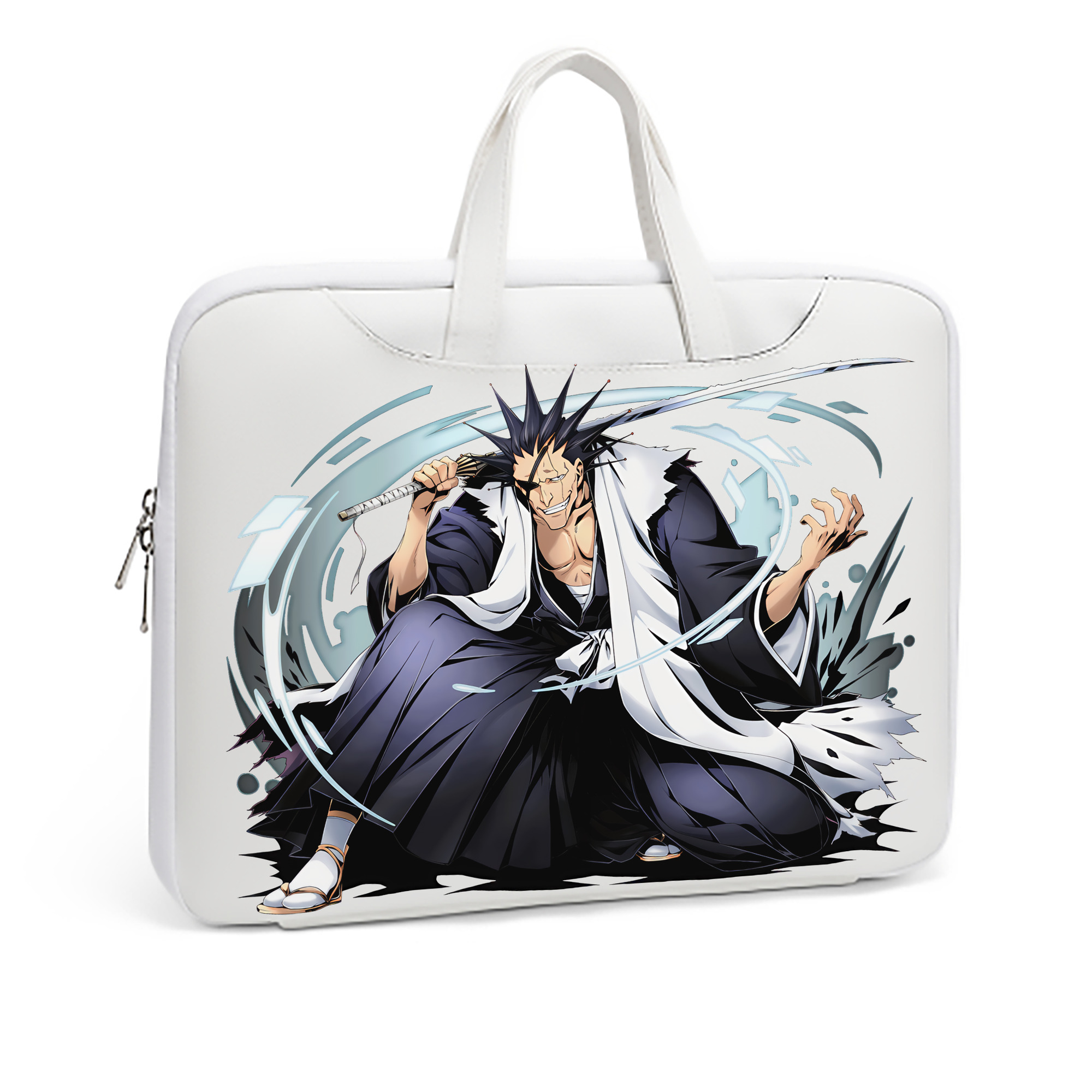 （画像用） ブリーチ ざらき けんぱち BLEACH Zaraki Kenpachi レザーラップトップバッグ　ノートパソコンケース