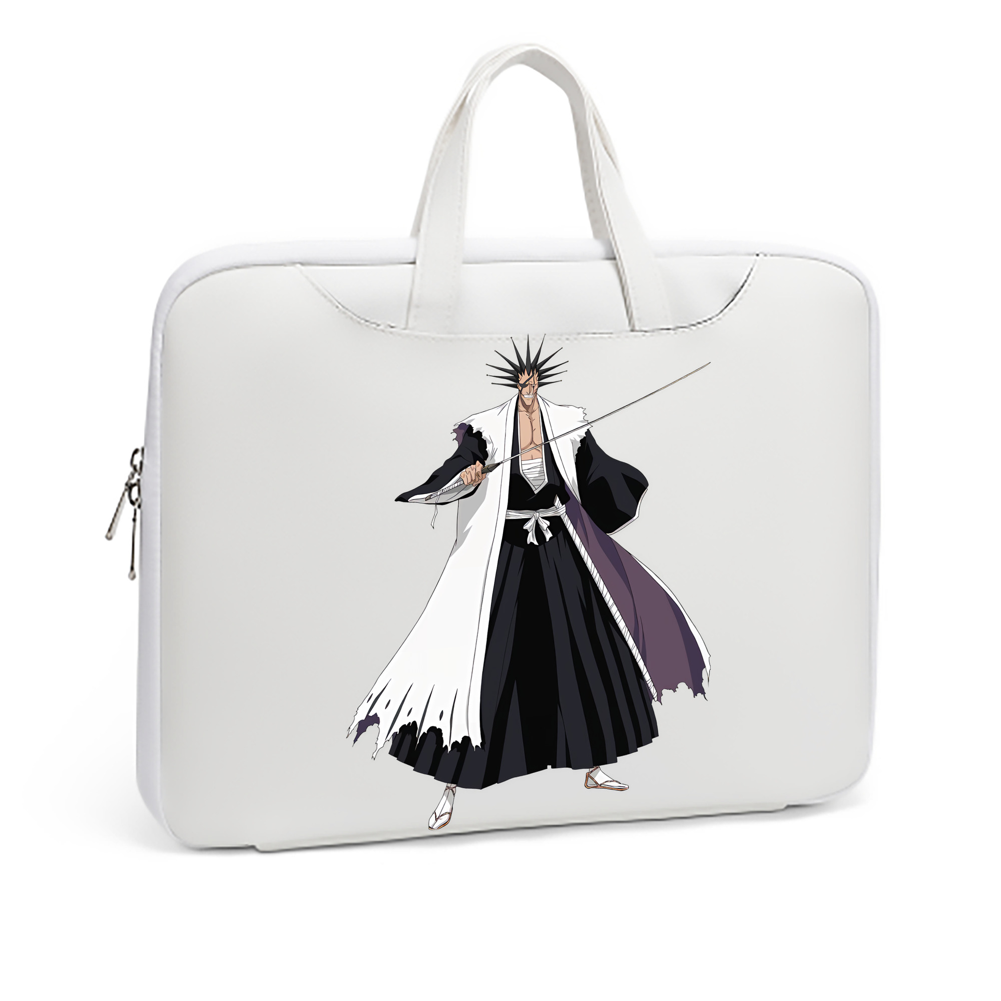 （画像用） ブリーチ ざらき けんぱち BLEACH Zaraki Kenpachi レザーラップトップバッグ　ノートパソコンケース