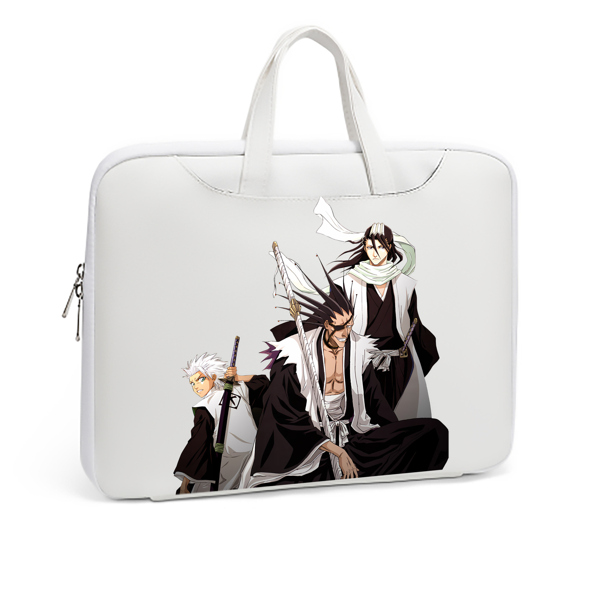 （画像用） ブリーチ ざらき けんぱち BLEACH Zaraki Kenpachi レザーラップトップバッグ　ノートパソコンケース