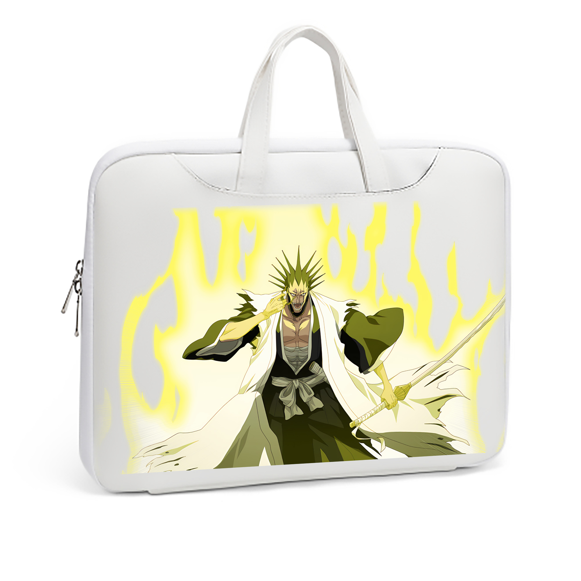 （画像用） ブリーチ ざらき けんぱち BLEACH Zaraki Kenpachi レザーラップトップバッグ　ノートパソコンケース