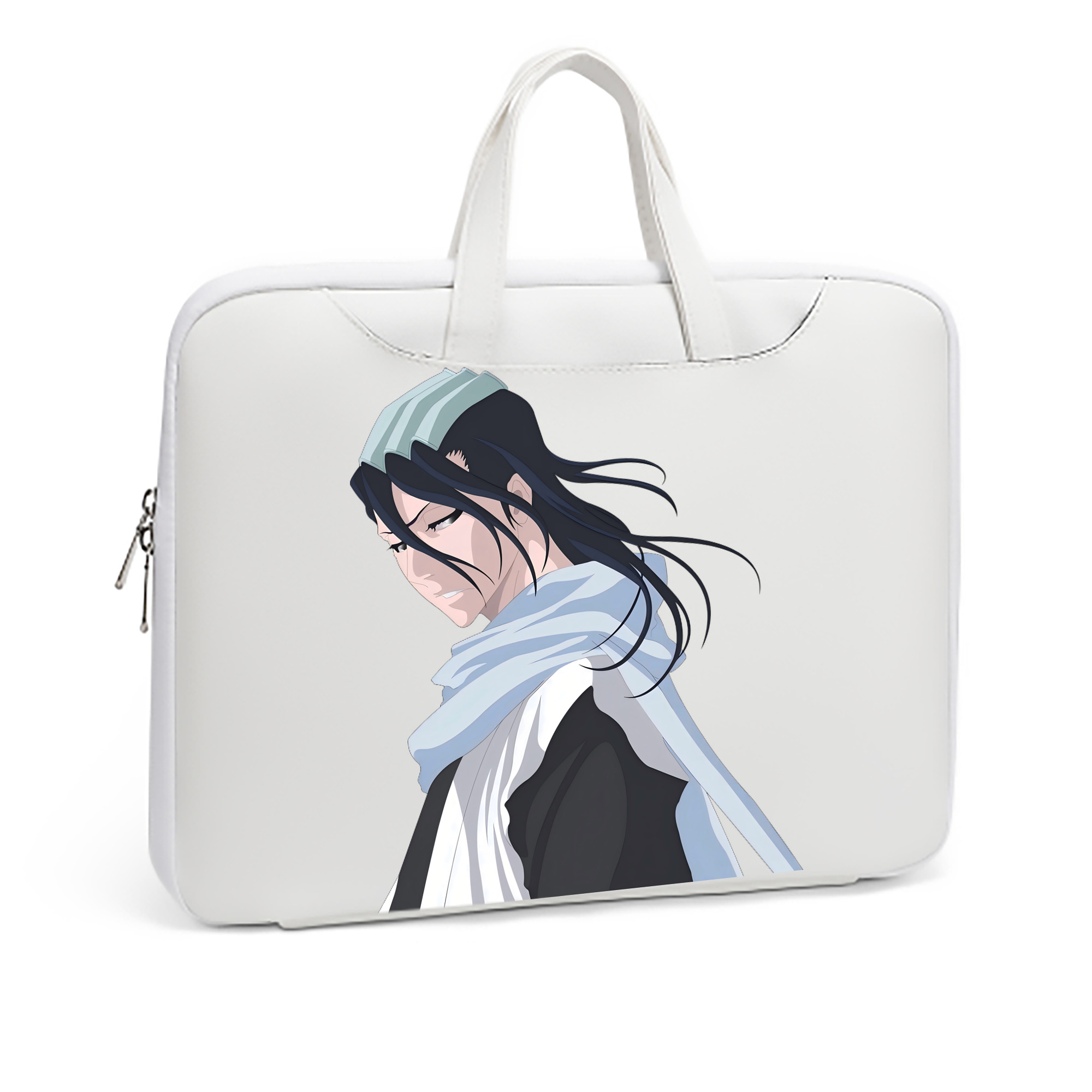 （画像用） ブリーチ くちき びゃくや BLEACH Kuchiki Byakuya レザーラップトップバッグ　ノートパソコンケース