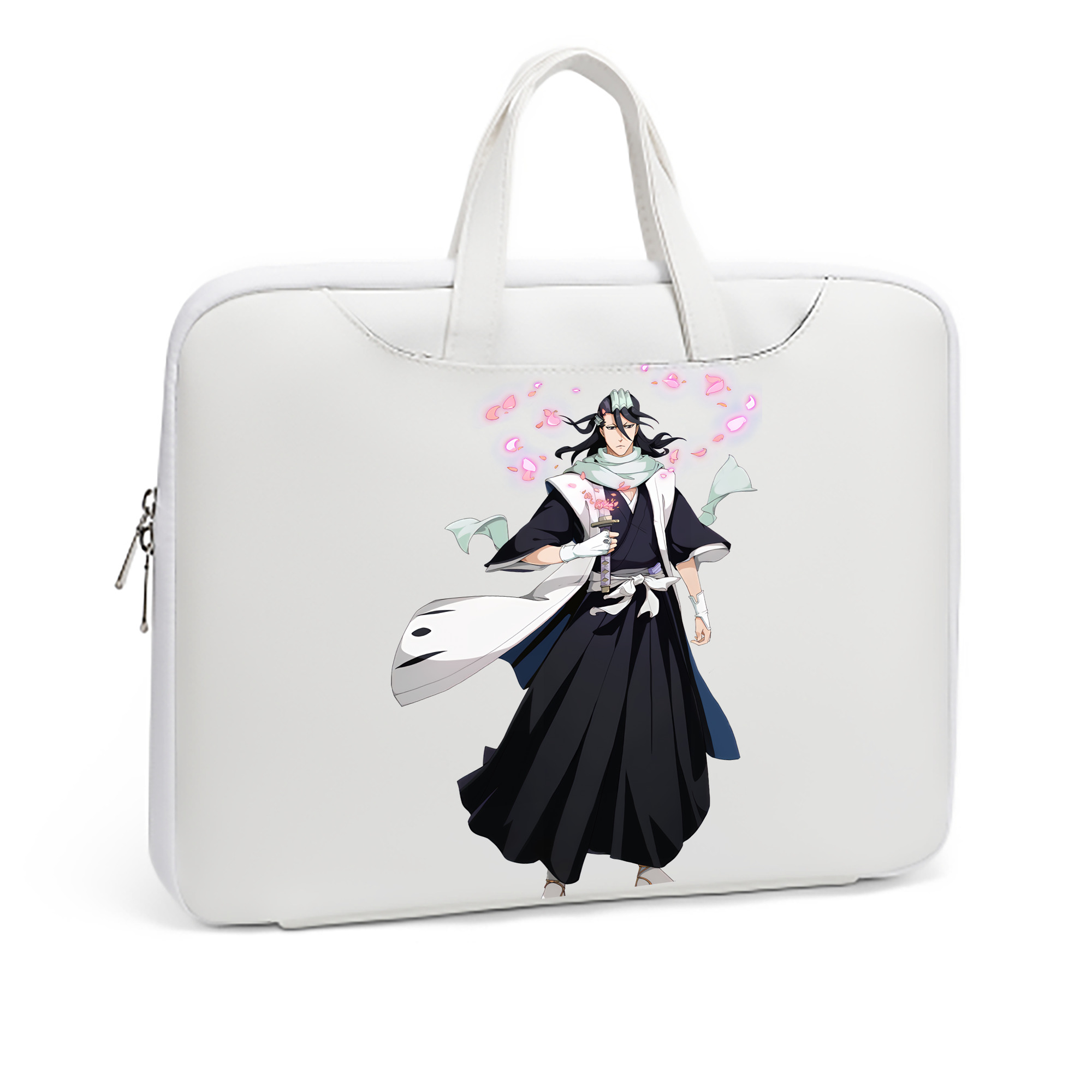 （画像用） ブリーチ くちき びゃくや BLEACH Kuchiki Byakuya レザーラップトップバッグ　ノートパソコンケース