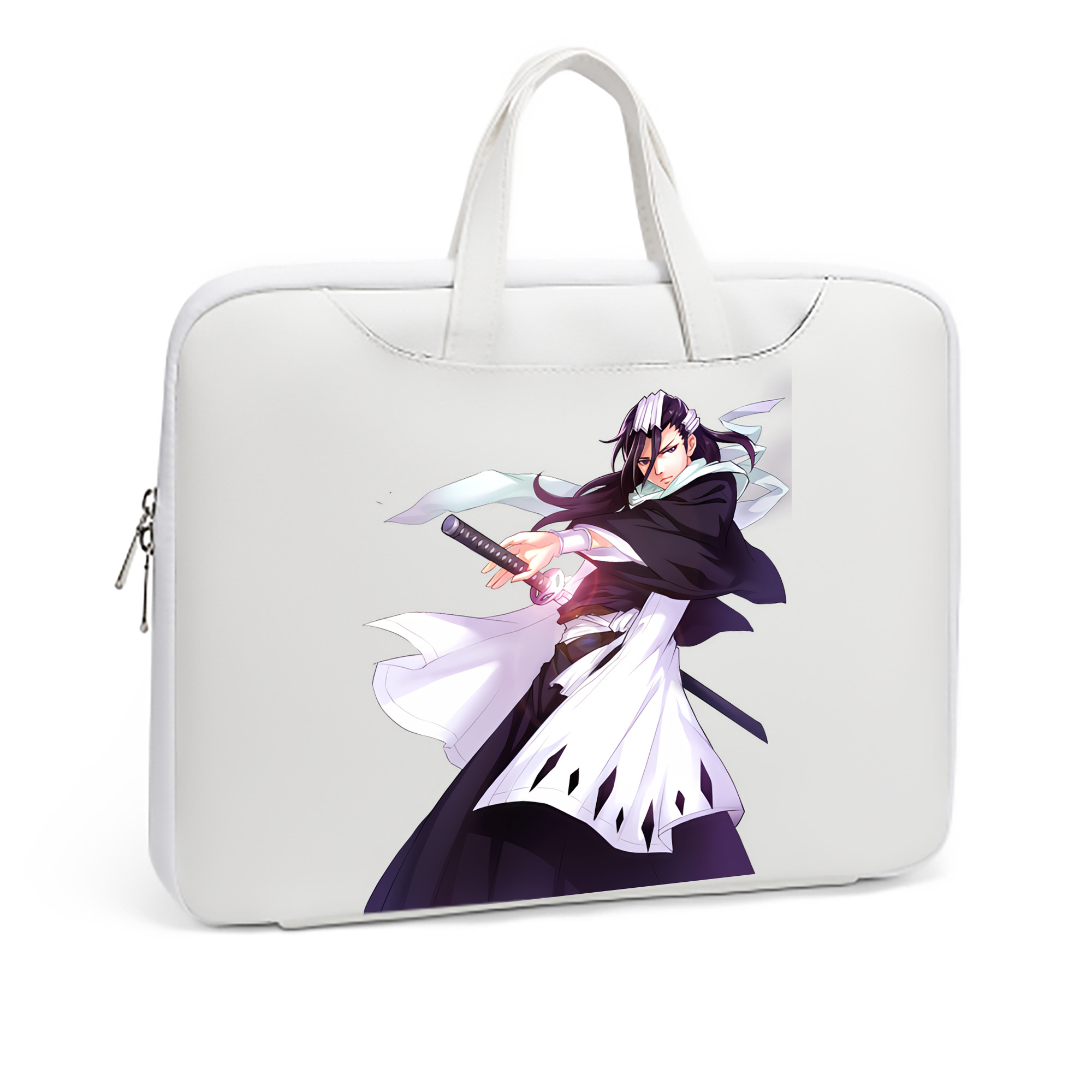 （画像用） ブリーチ くちき びゃくや BLEACH Kuchiki Byakuya レザーラップトップバッグ　ノートパソコンケース
