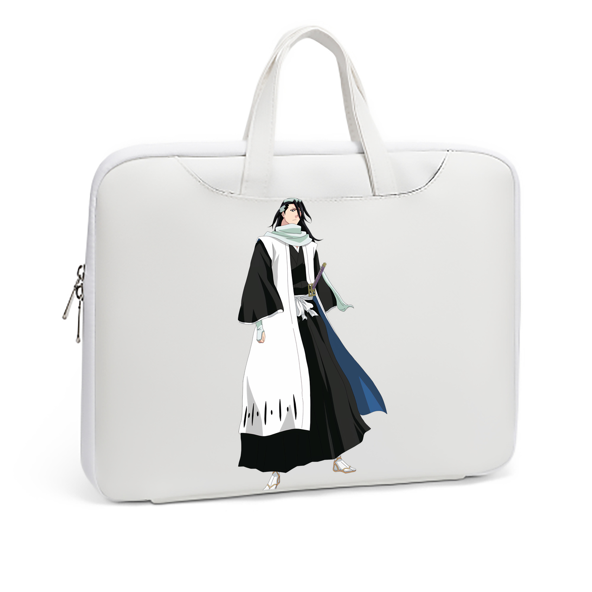 （画像用） ブリーチ くちき びゃくや BLEACH Kuchiki Byakuya レザーラップトップバッグ　ノートパソコンケース