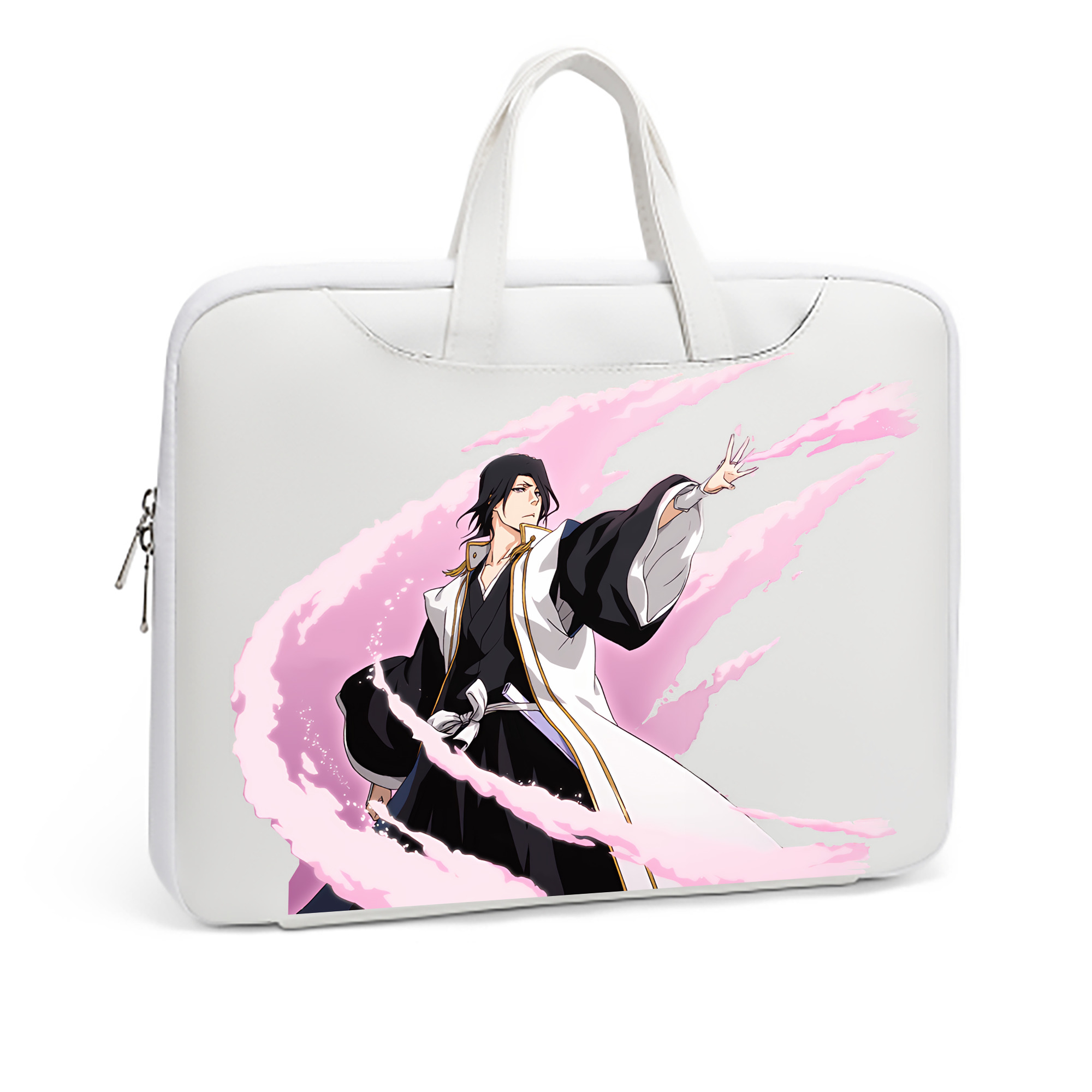 （画像用） ブリーチ くちき びゃくや BLEACH Kuchiki Byakuya レザーラップトップバッグ　ノートパソコンケース