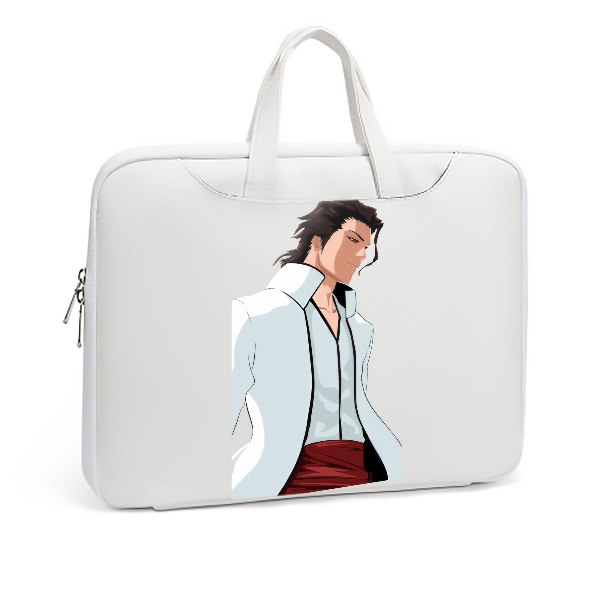 （画像用） ブリーチ 藍染 惣右介（あいぜん そうすけ） BLEACH Aizen Sousuke レザーラップトップバッグ　ノートパソコンケース