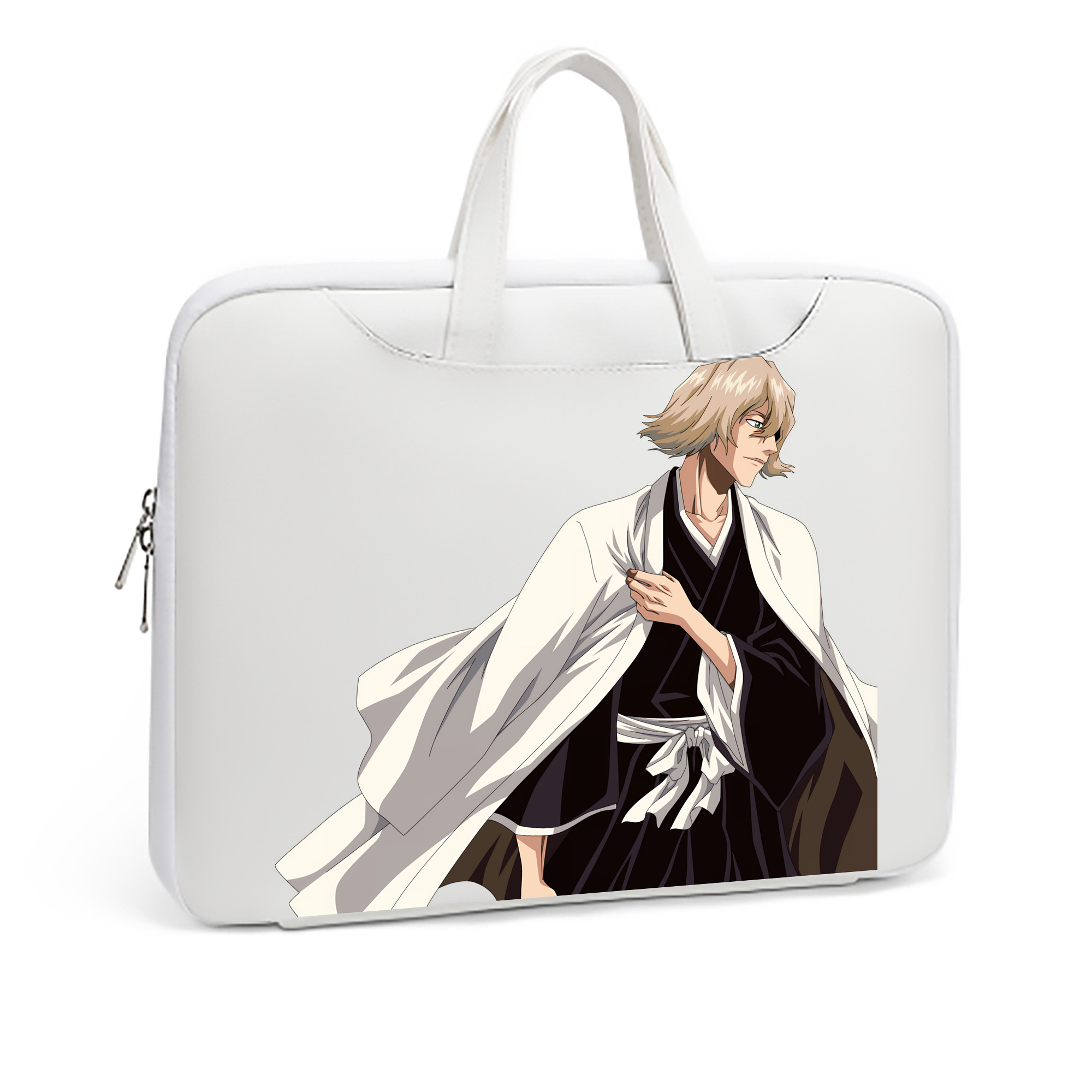 （画像用） "ブリーチ 浦原 喜助（うらはら きすけ） BLEACH Urahara Kisuke " レザーラップトップバッグ　ノートパソコンケース