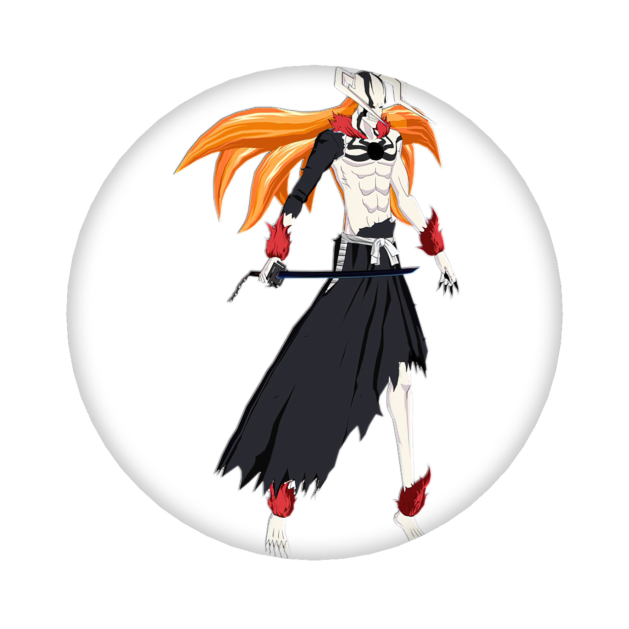 （画像用） ブリーチ 黒崎一護（くろさき いちご）BLEACH Kurosaki Ichigo 6cm 缶バッジ 複数セット