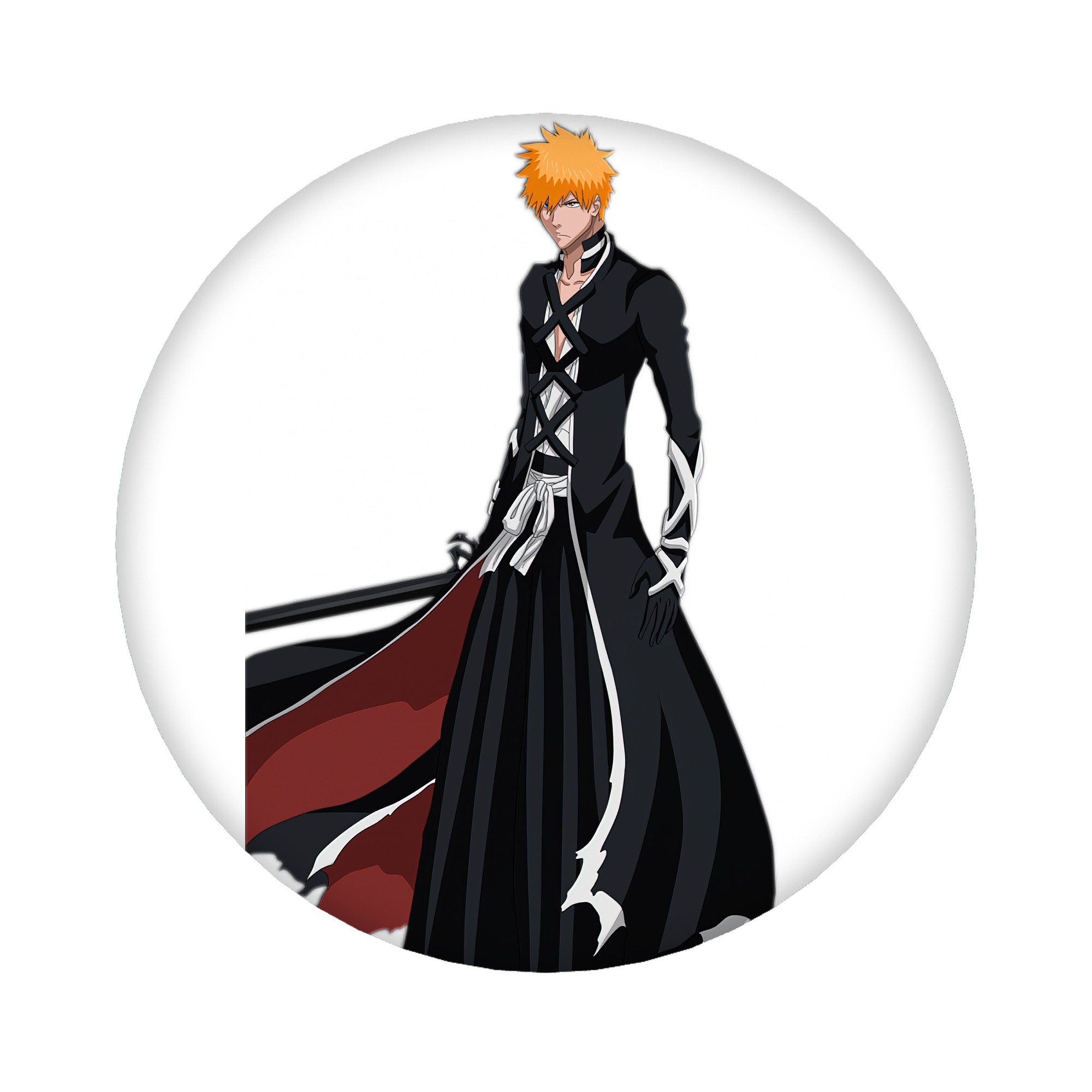 （画像用） ブリーチ 黒崎一護（くろさき いちご）BLEACH Kurosaki Ichigo 6cm 缶バッジ 複数セット