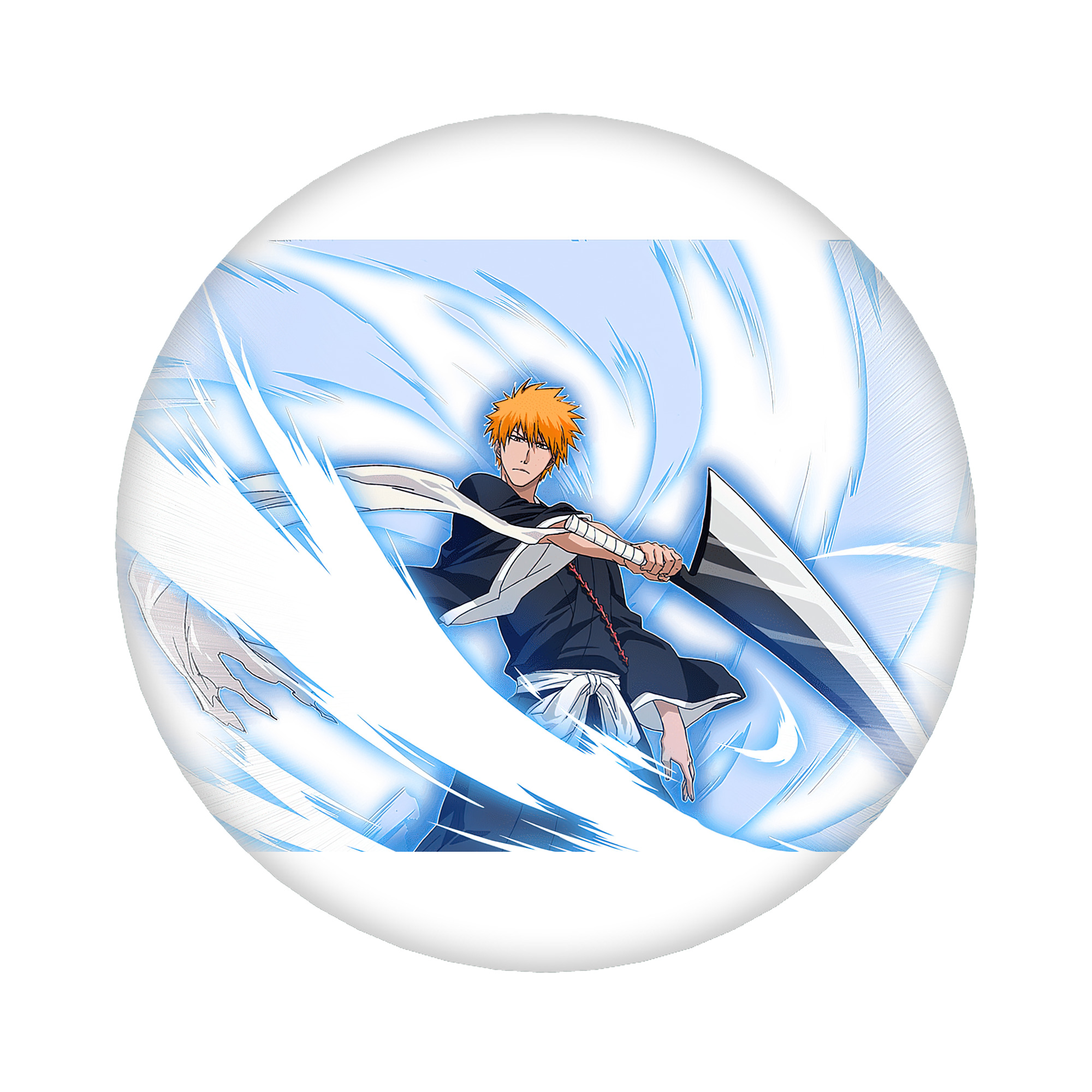 （画像用） ブリーチ 黒崎一護（くろさき いちご）BLEACH Kurosaki Ichigo 6cm 缶バッジ 複数セット