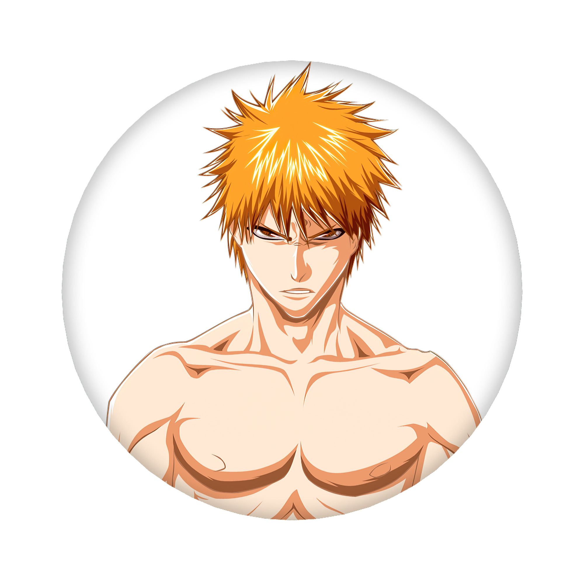 （画像用） ブリーチ 黒崎一護（くろさき いちご）BLEACH Kurosaki Ichigo 6cm 缶バッジ 複数セット