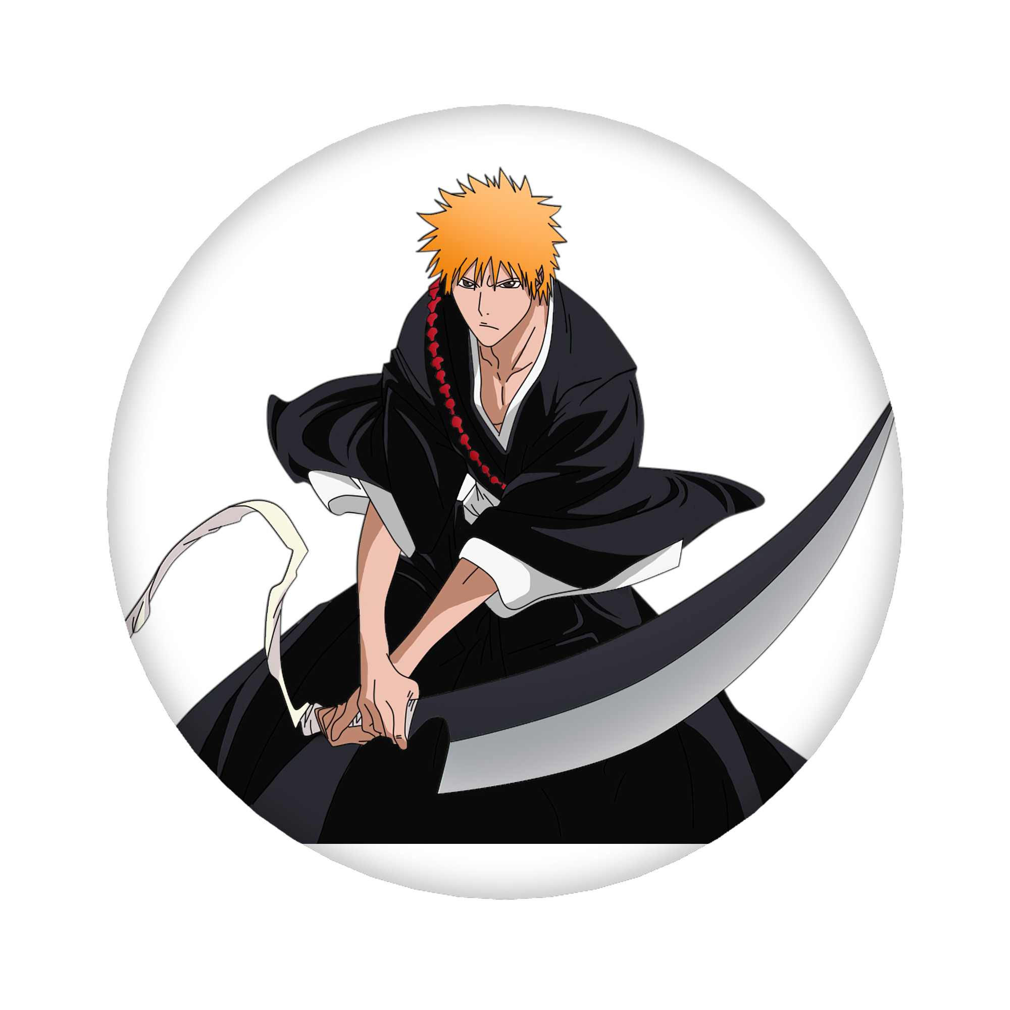 （画像用） ブリーチ 黒崎一護（くろさき いちご）BLEACH Kurosaki Ichigo 6cm 缶バッジ 複数セット