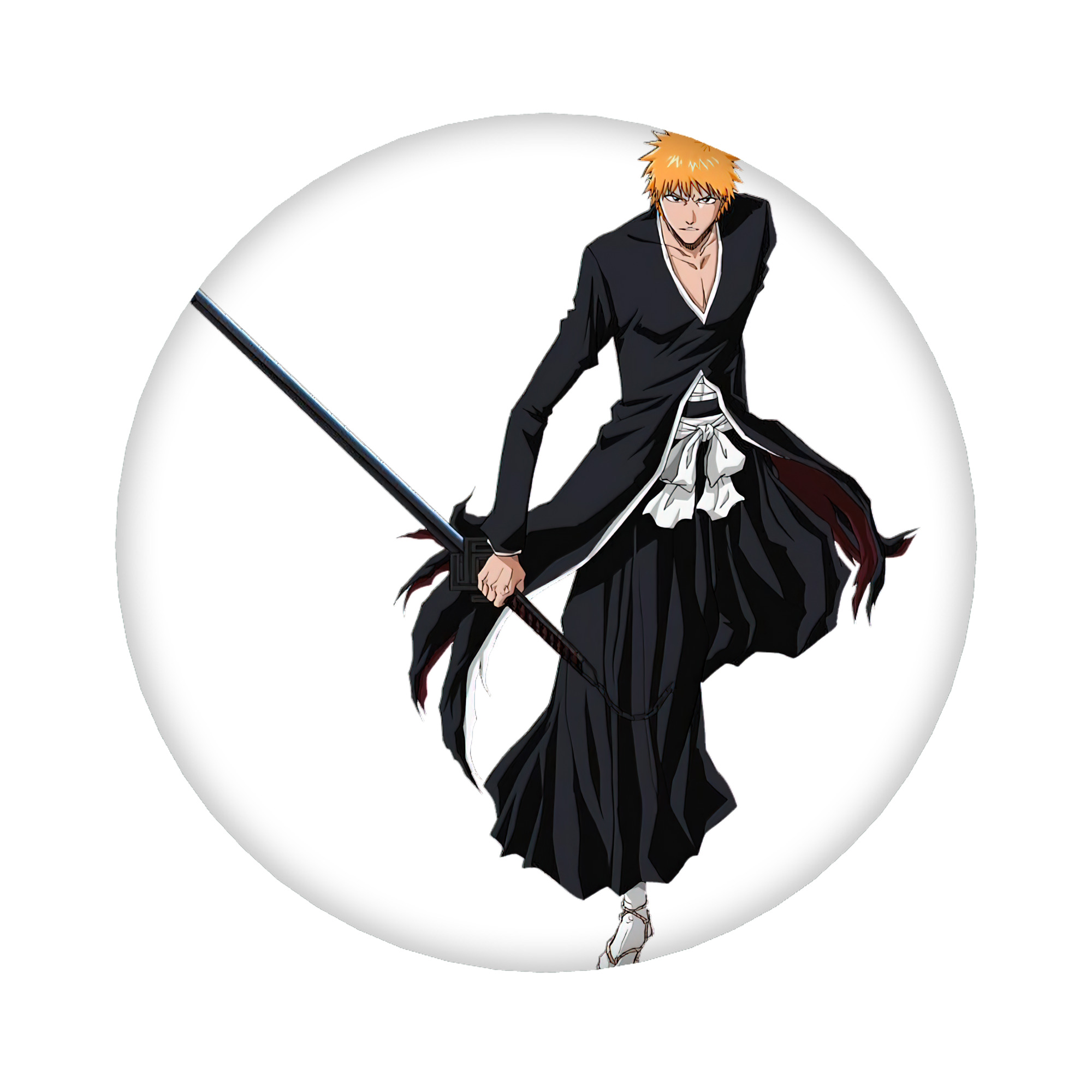 （画像用） ブリーチ 黒崎一護（くろさき いちご）BLEACH Kurosaki Ichigo 6cm 缶バッジ 複数セット