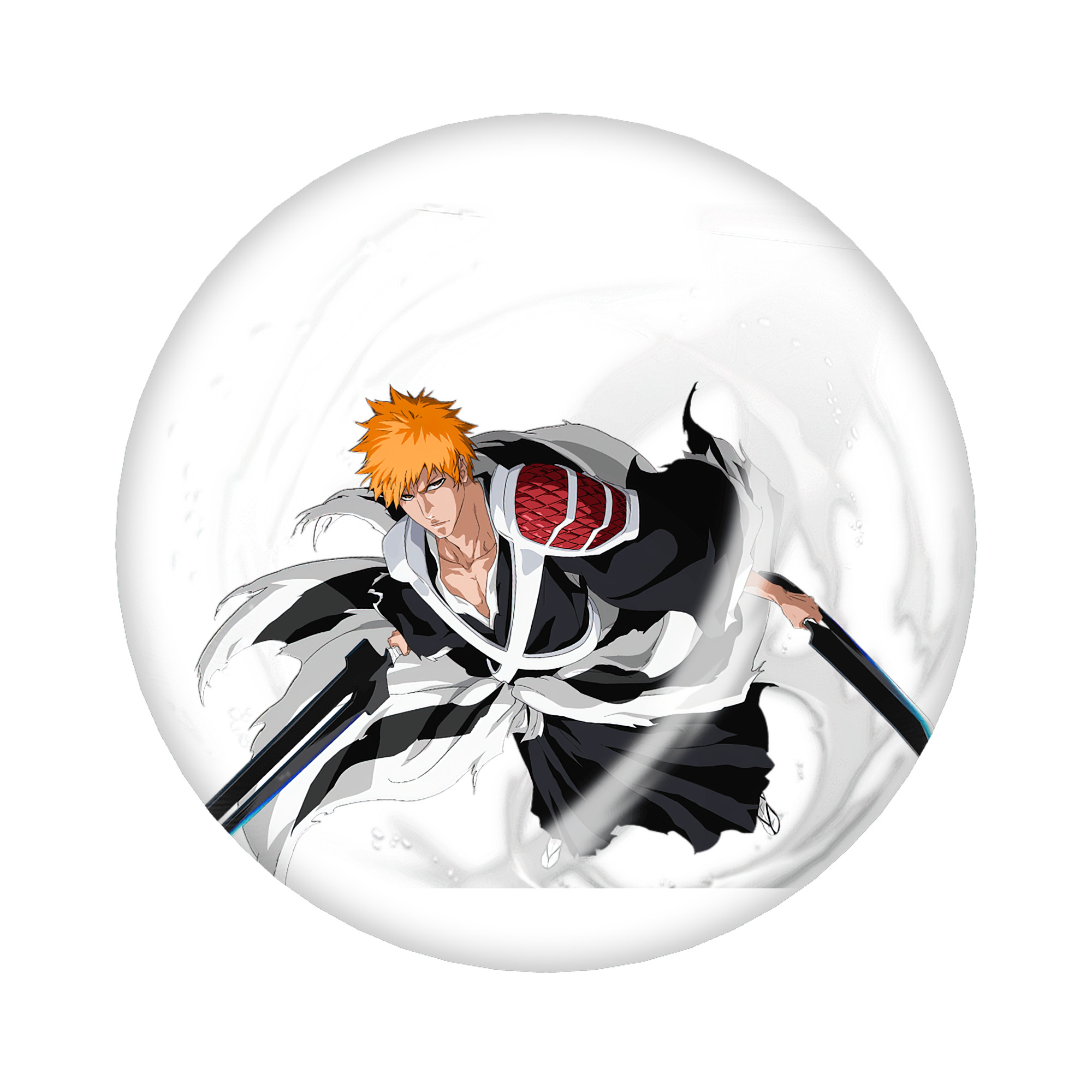 （画像用） ブリーチ 黒崎一護（くろさき いちご）BLEACH Kurosaki Ichigo 6cm 缶バッジ 複数セット
