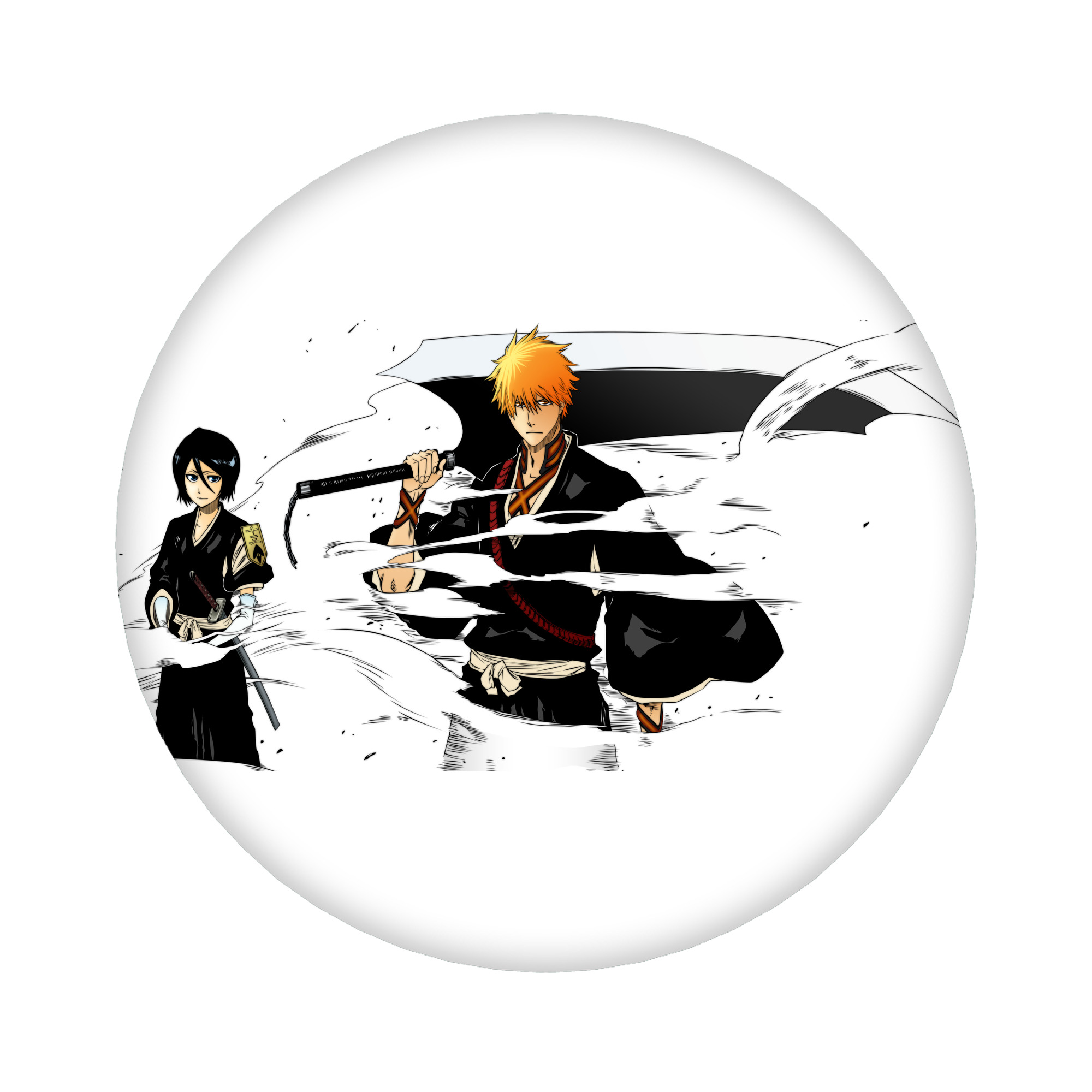 （画像用） ブリーチ 黒崎一護（くろさき いちご）BLEACH Kurosaki Ichigo 6cm 缶バッジ 複数セット