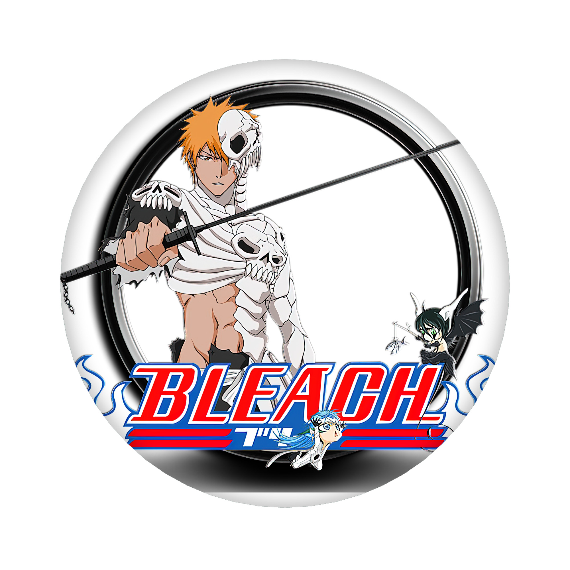 （画像用） ブリーチ 黒崎一護（くろさき いちご）BLEACH Kurosaki Ichigo 6cm 缶バッジ 複数セット