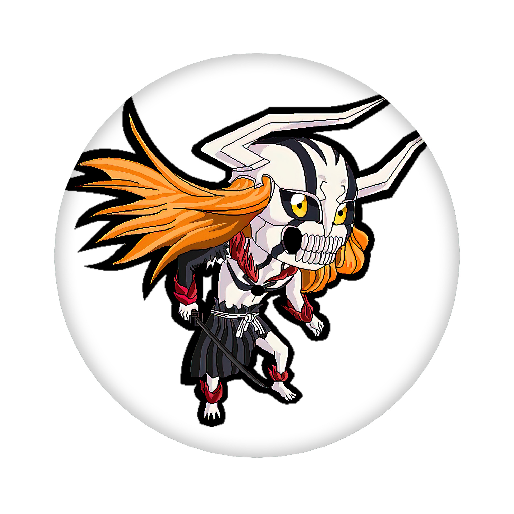（画像用） ブリーチ 黒崎一護（くろさき いちご）BLEACH Kurosaki Ichigo 6cm 缶バッジ 複数セット