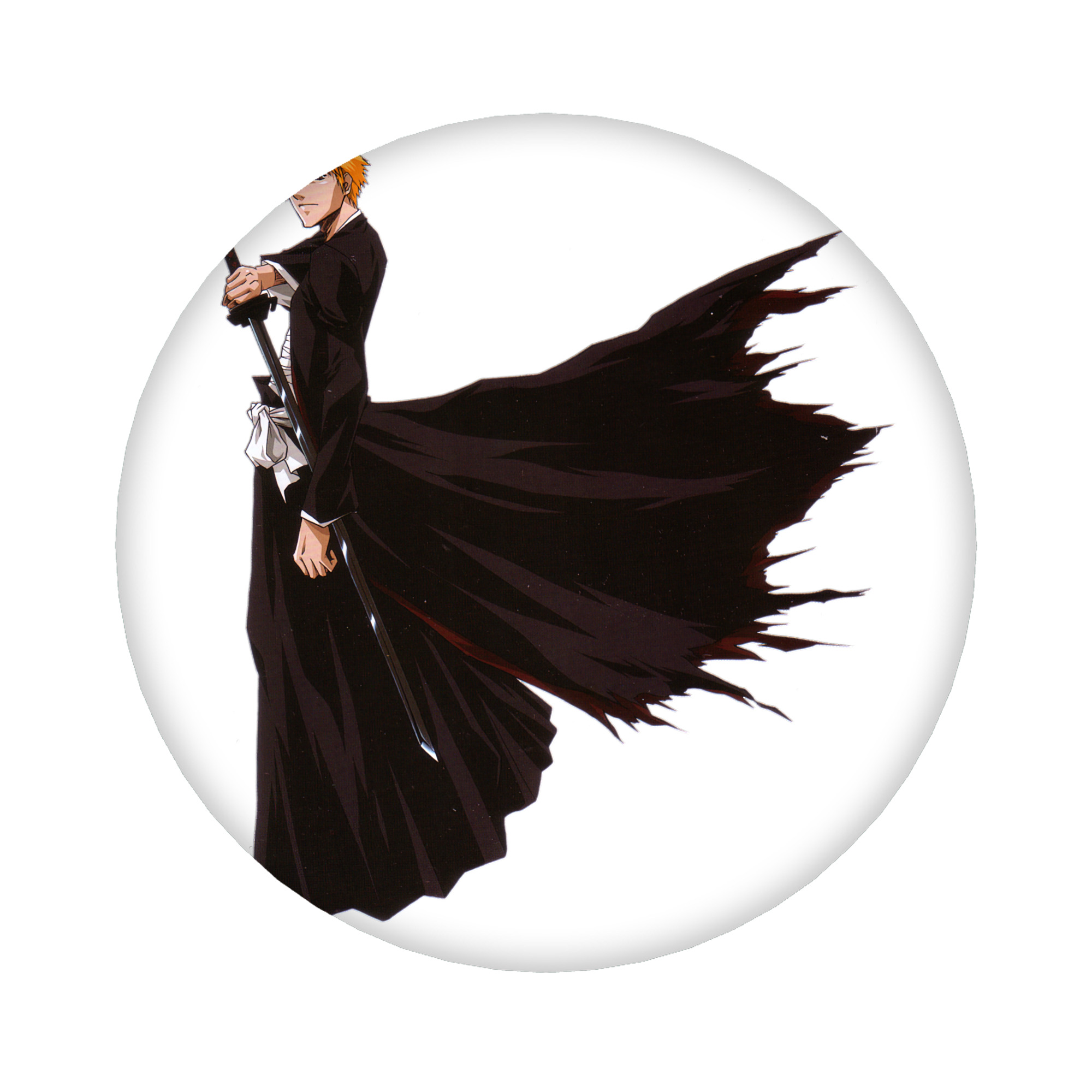 （画像用） ブリーチ 黒崎一護（くろさき いちご）BLEACH Kurosaki Ichigo 6cm 缶バッジ 複数セット