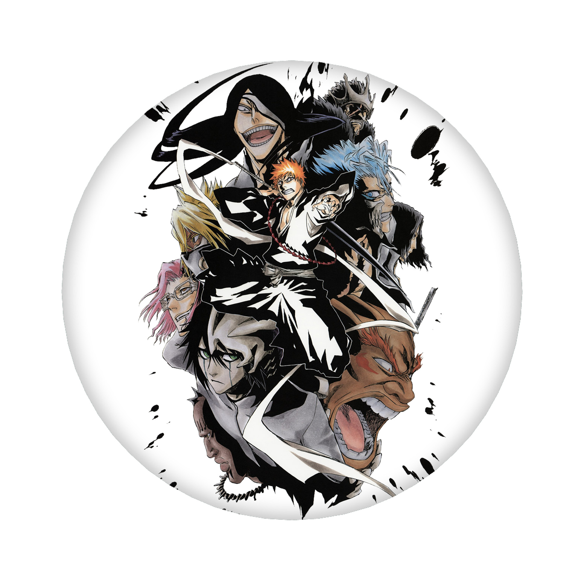（画像用） ブリーチ 黒崎一護（くろさき いちご）BLEACH Kurosaki Ichigo 6cm 缶バッジ 複数セット