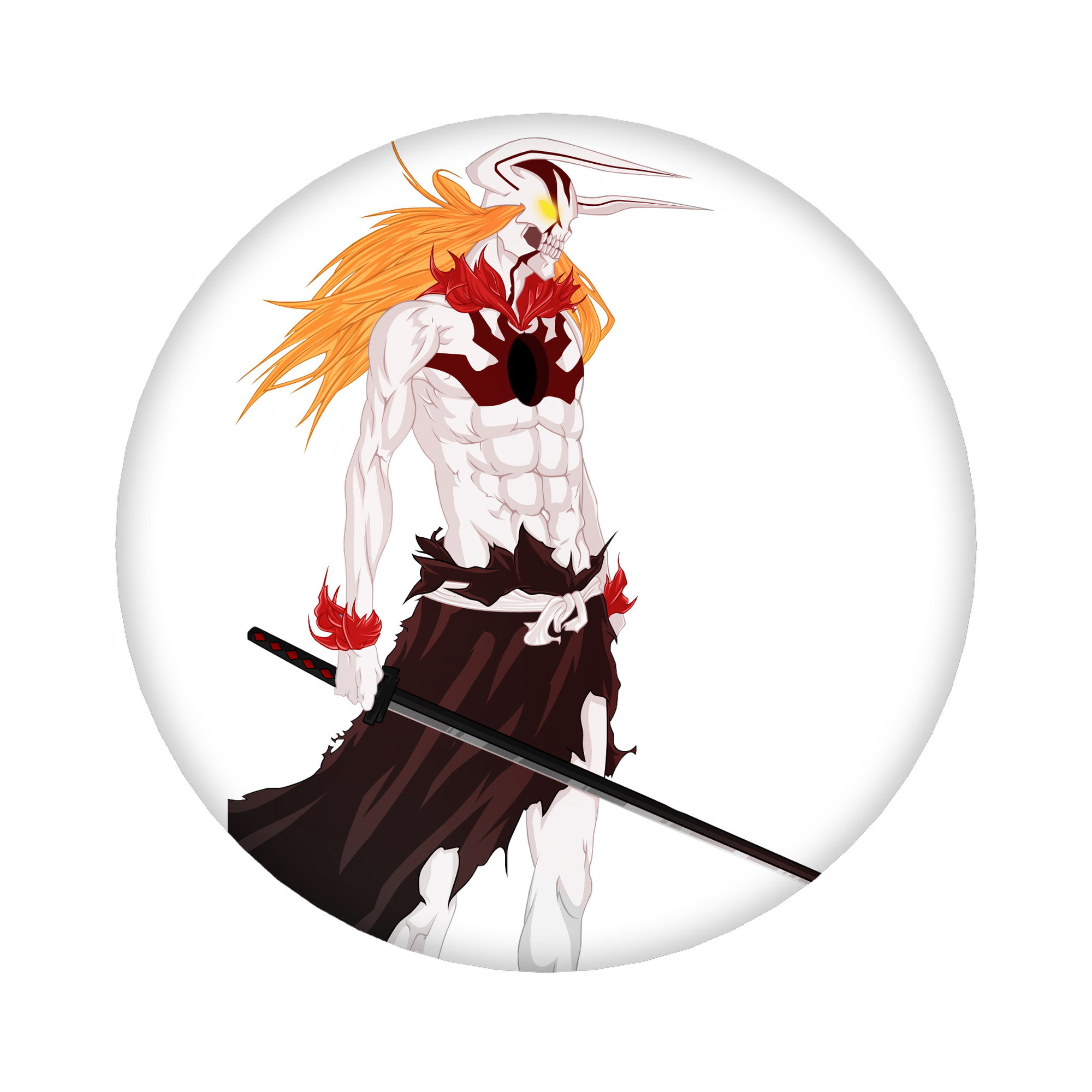 （画像用） ブリーチ 黒崎一護（くろさき いちご）BLEACH Kurosaki Ichigo 6cm 缶バッジ 複数セット