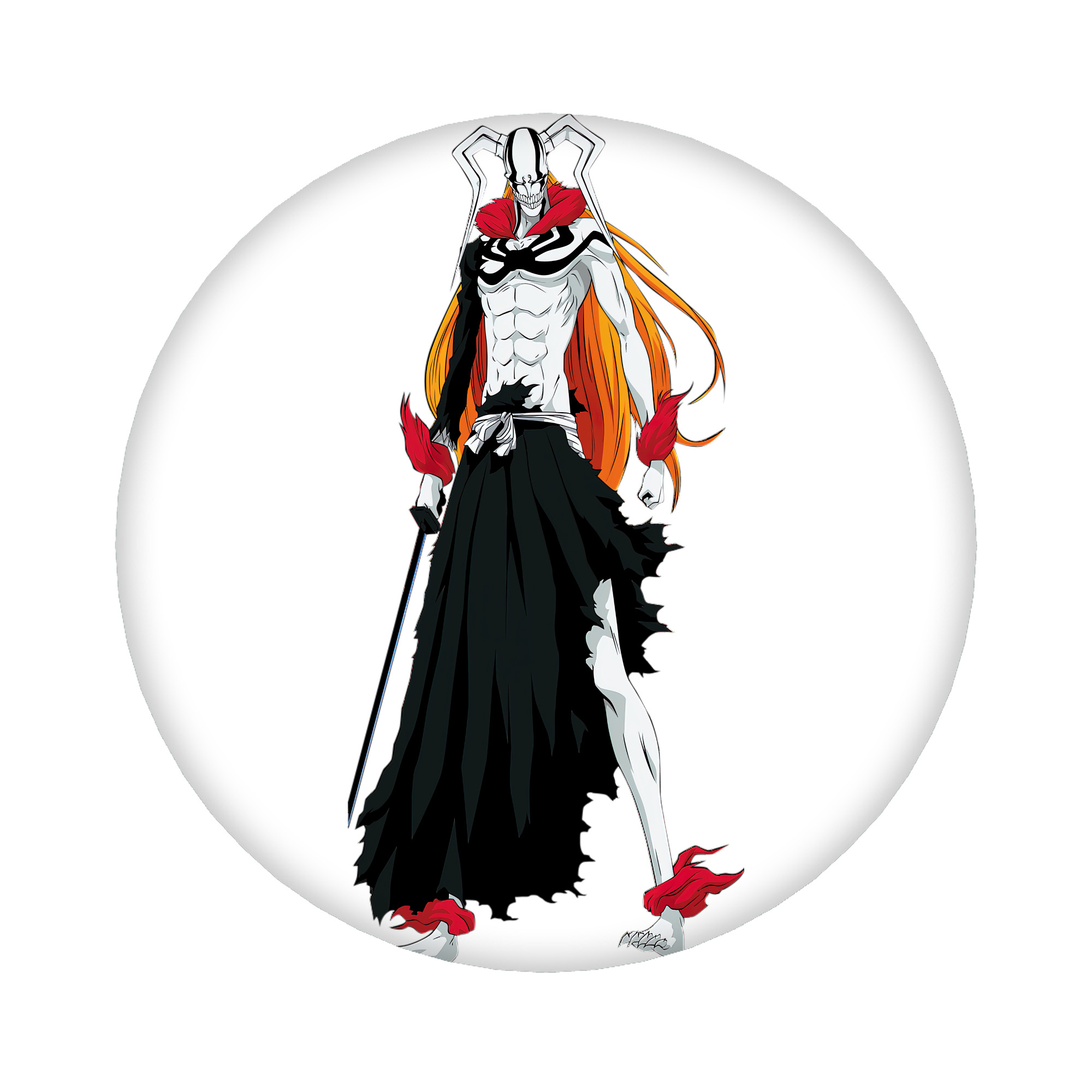 （画像用） ブリーチ 黒崎一護（くろさき いちご）BLEACH Kurosaki Ichigo 6cm 缶バッジ 複数セット